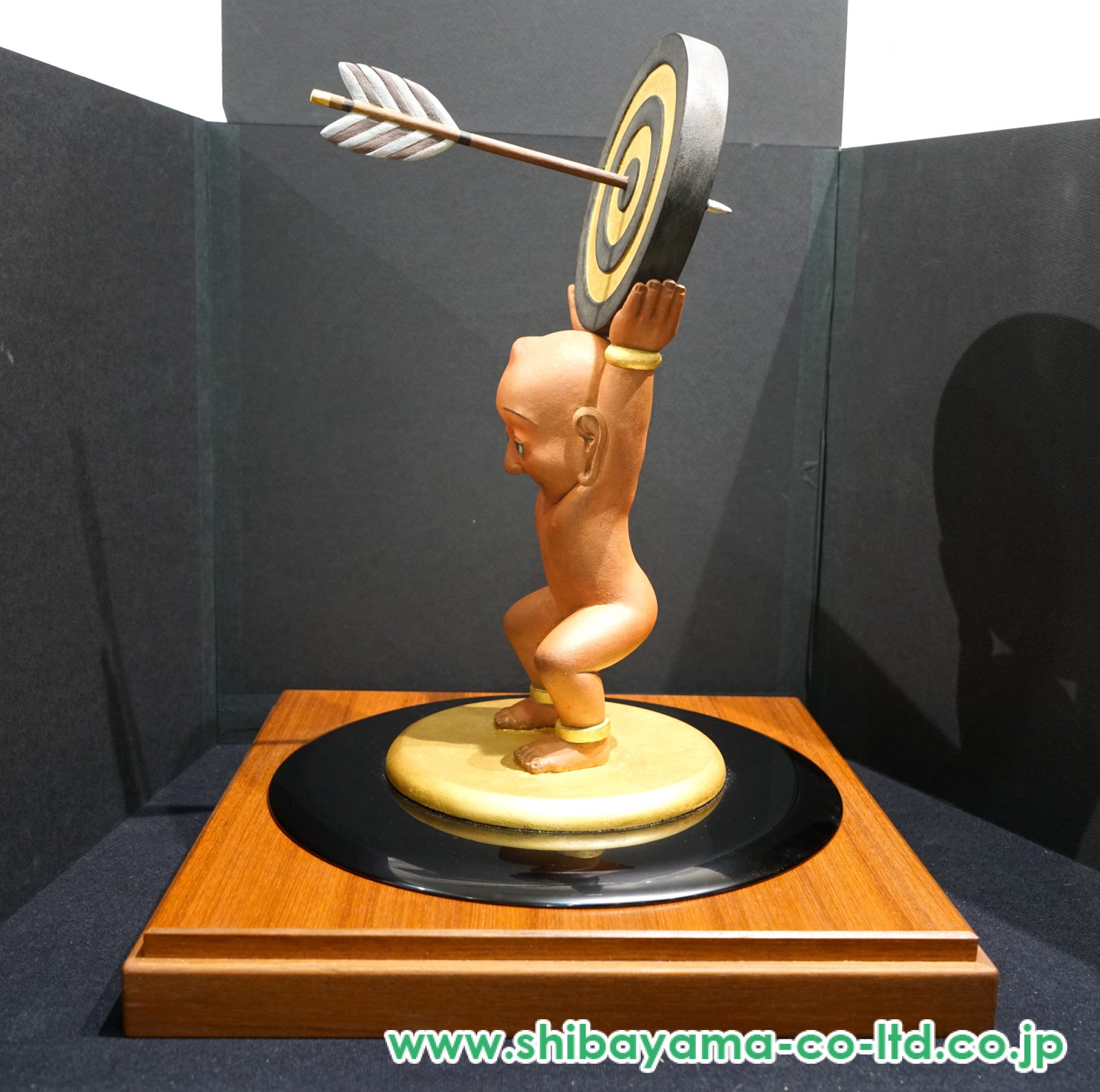 籔内佐斗司「当たり童子」彫塑＋木彫 :: 絵画買取・販売 - シバヤマ