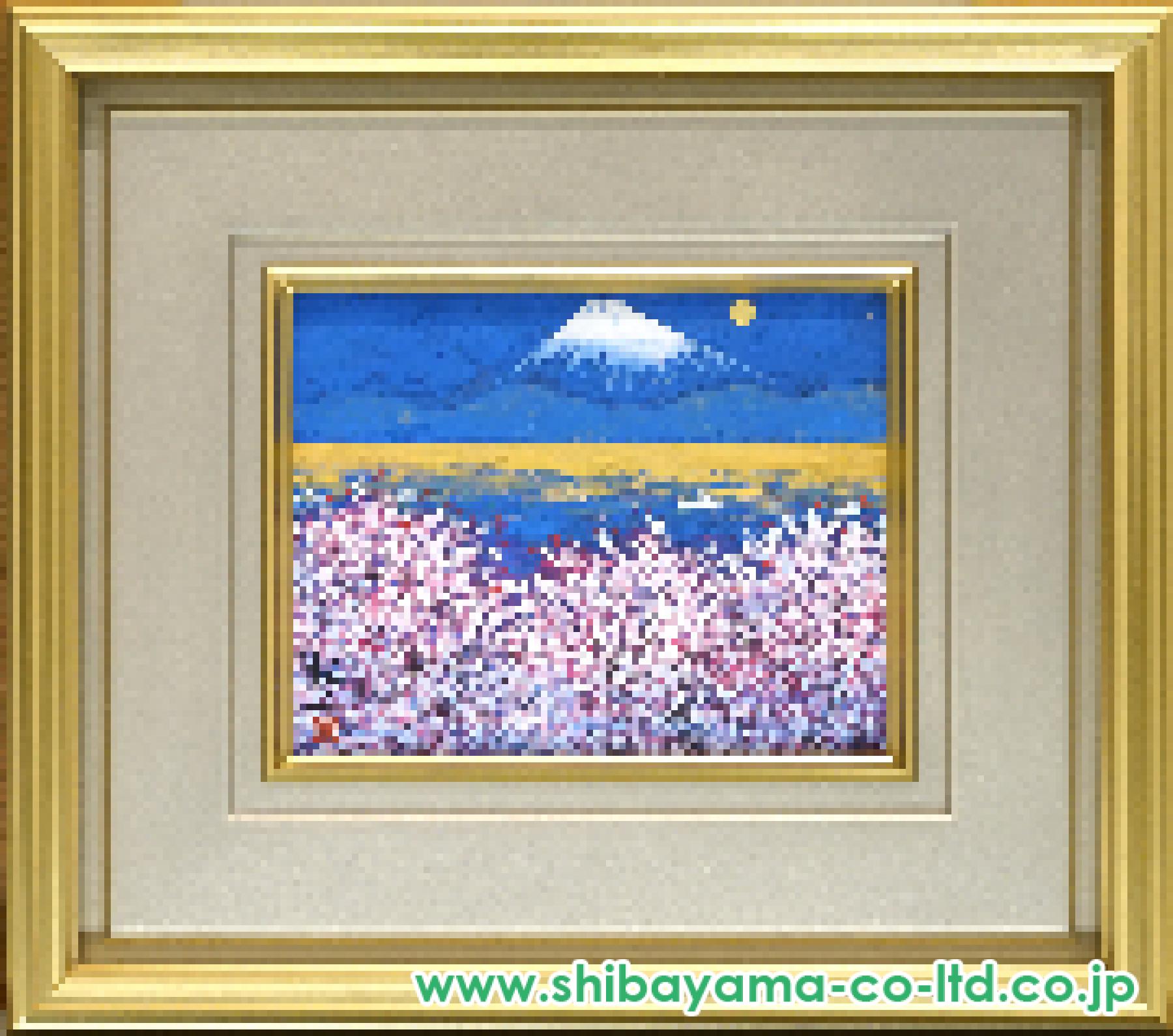 平松礼二「さくら月夜」日本画 2号 :: 絵画買取・販売 - シバヤマ