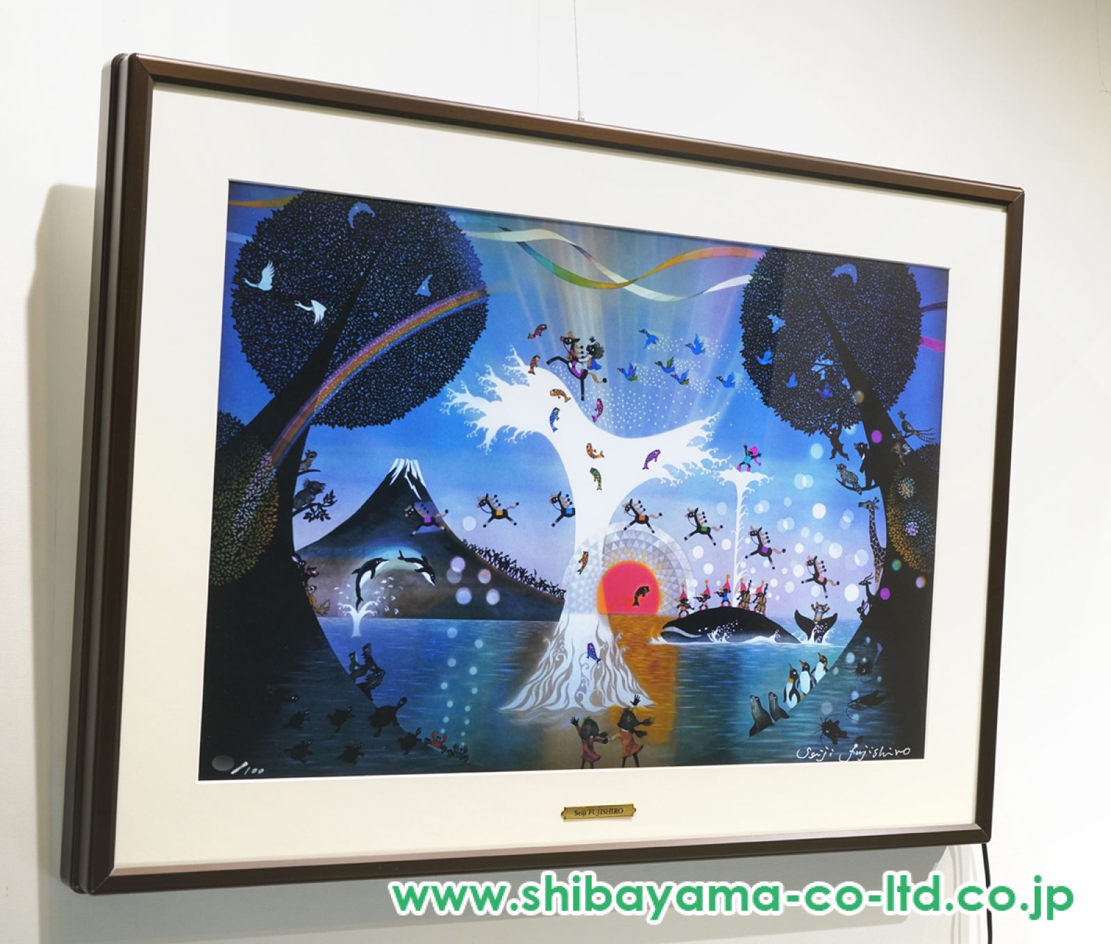 藤城清治「夢生まれる」レフグラフ :: 絵画買取・販売 - シバヤマ