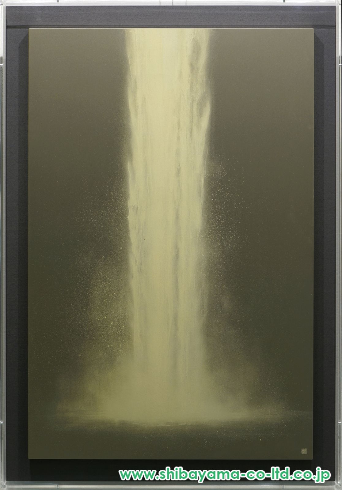 千住博「Metalfall #6 (Gold)」エッチング :: 絵画買取・販売