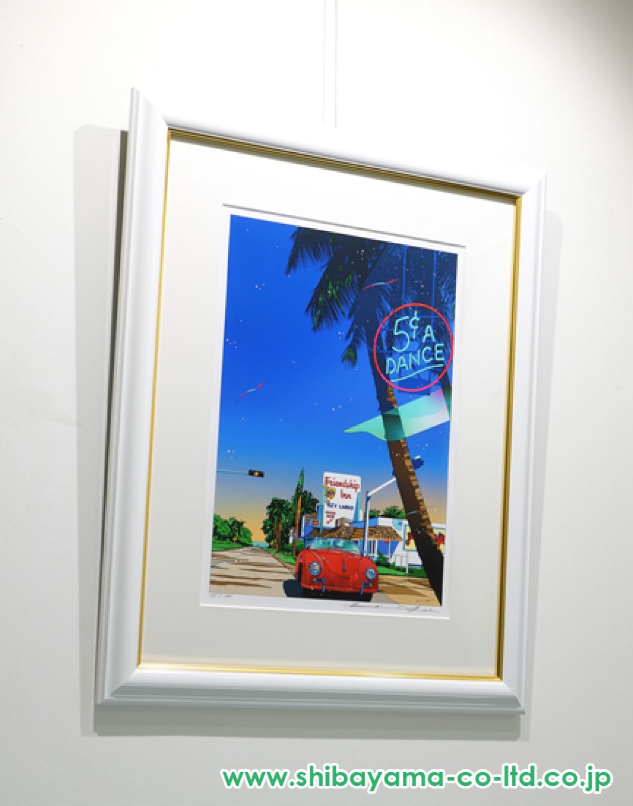 鈴木英人「快晴の南の島2」シルクスクリーン :: 絵画買取・販売