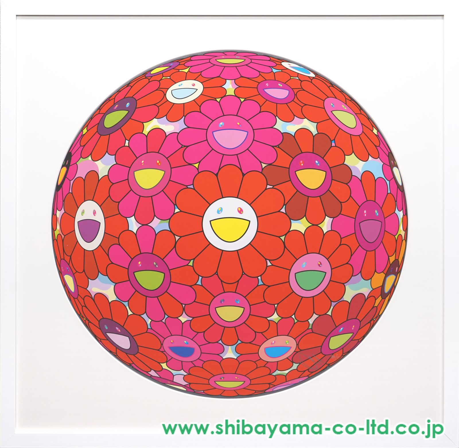 限定300枚 村上隆 感謝の花 Yahoo!オークション - 村上隆 版画 限定300部 ザオウーキーの
