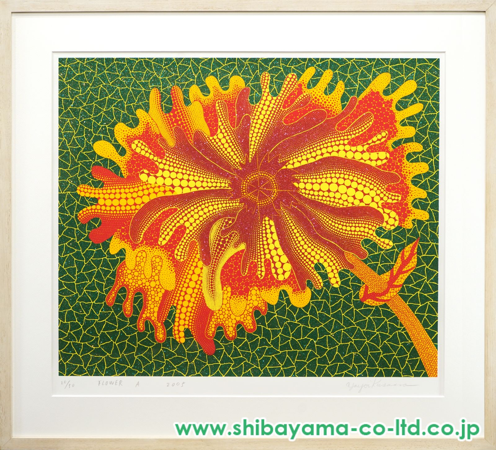 絵画　花　草 川瀬巴水による浮世絵「Dahlia」