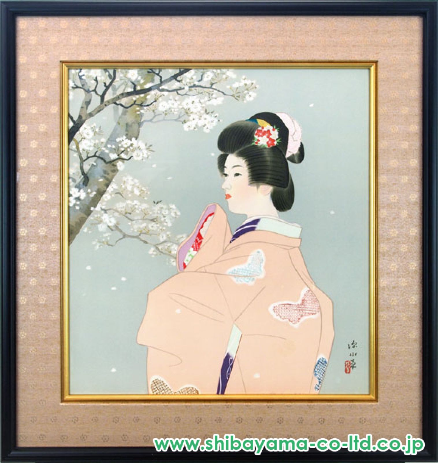 伊東深水『春雨』リトグラフ【真作保証】 絵画 伊東深水『春雨』リトグラフ【真作保証】 絵画 - メルカリ