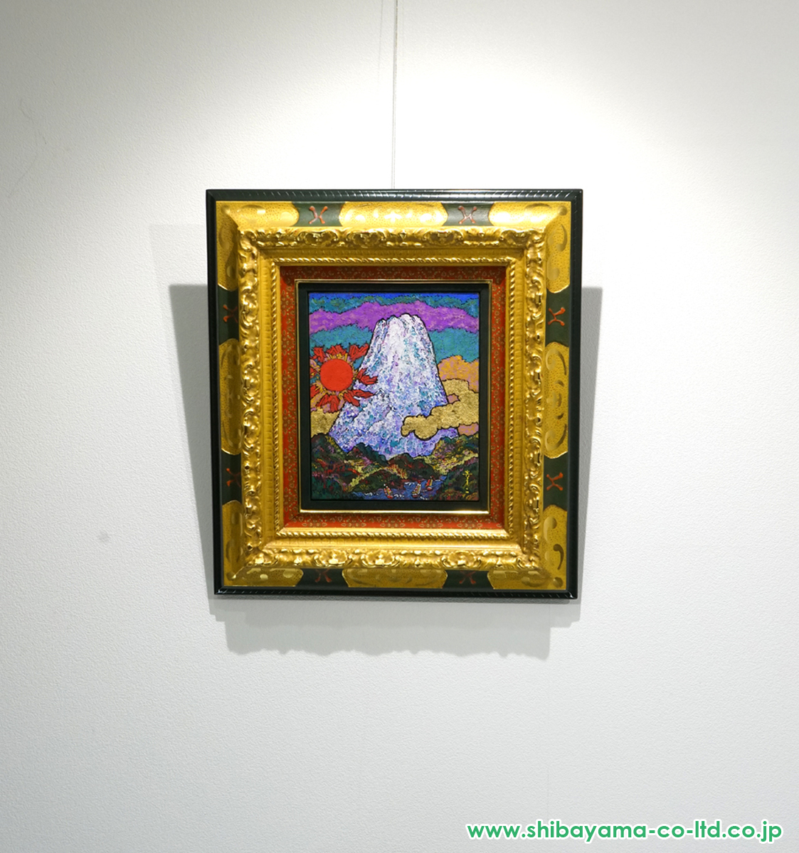 絹谷幸二「旭日大盤石富士山」ミクストメディア 3号 :: 絵画買取・販売