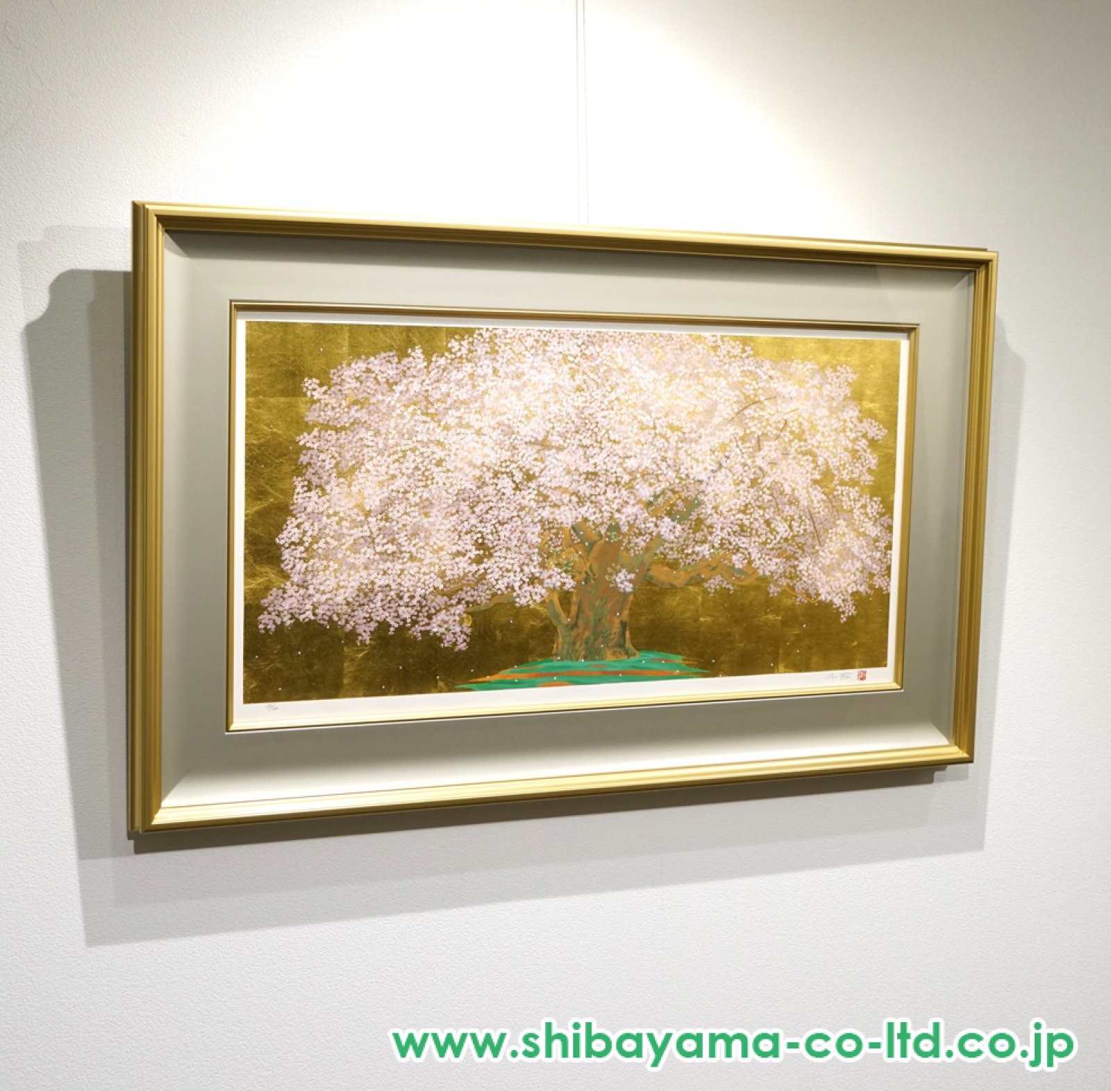 中島千波:シルクスクリーン「桜花清々」限定120部、直筆サイン、専用箱 中島千波 版画 | 桜花清々 | シルクスクリーン ご購入は【アート