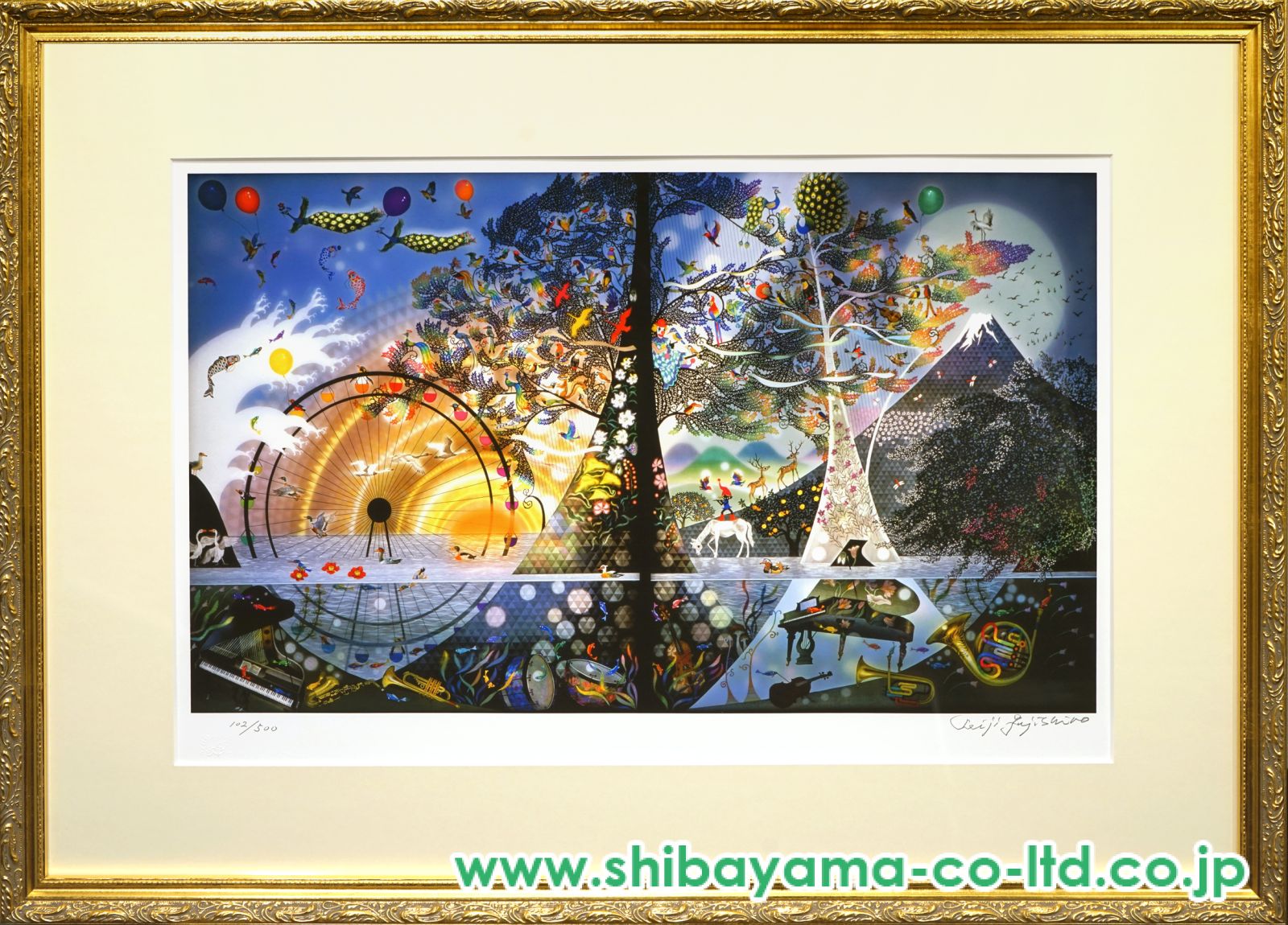 藤城清治　絵画 藤城 清治 | 絵画市場 | 絵画の購入・売却から展示や相続相談まで