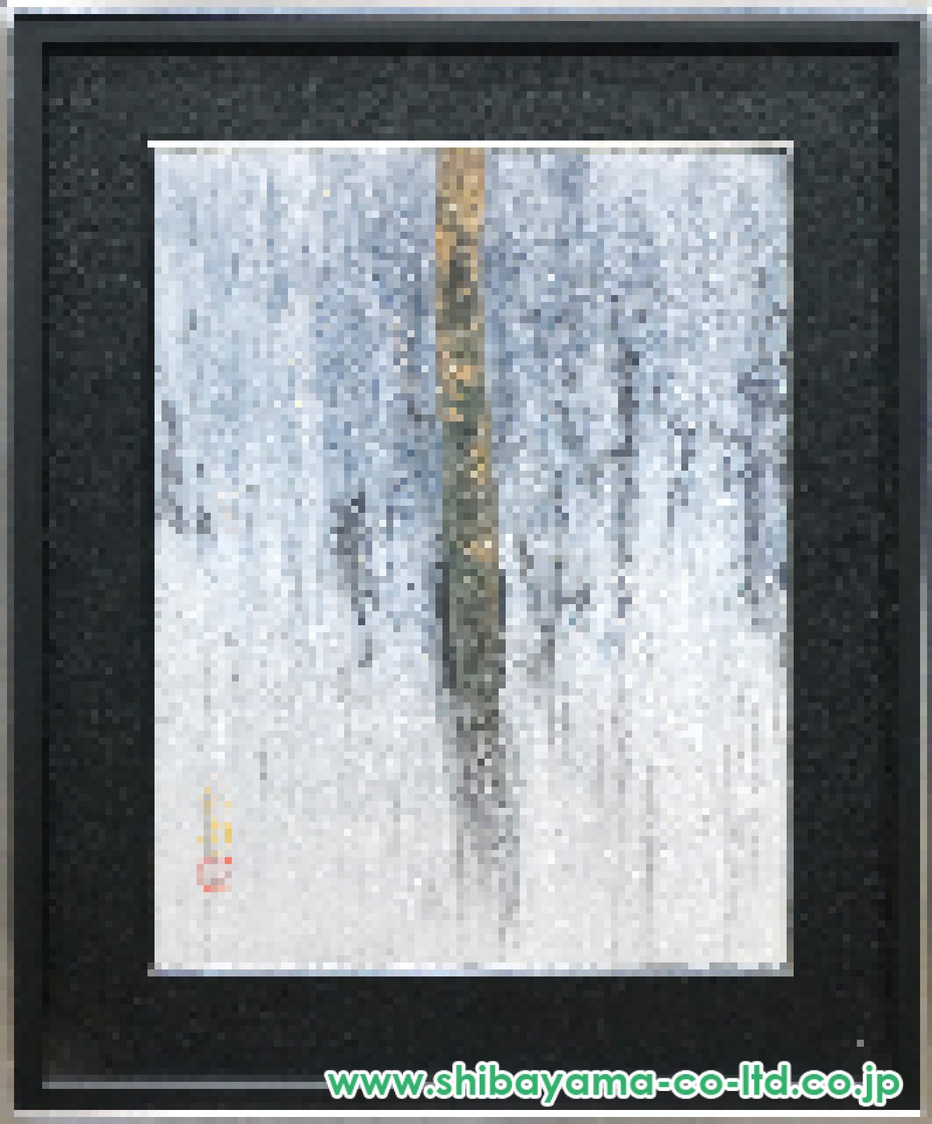 狩俣公介「息吹」日本画 6号 :: 絵画買取・販売 - シバヤマ
