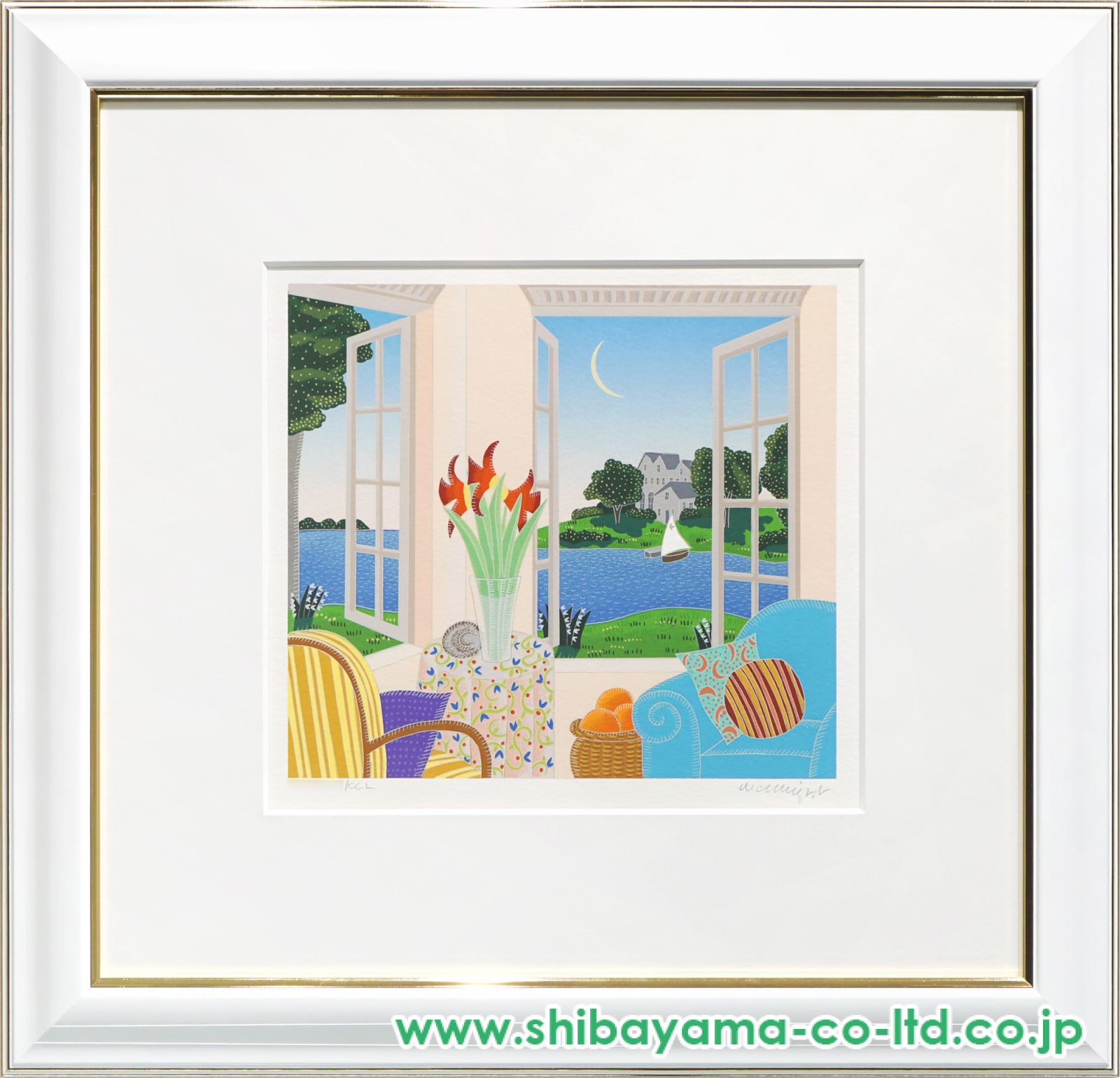トーマス・マックナイト「春」シルクスクリーン :: 絵画買取