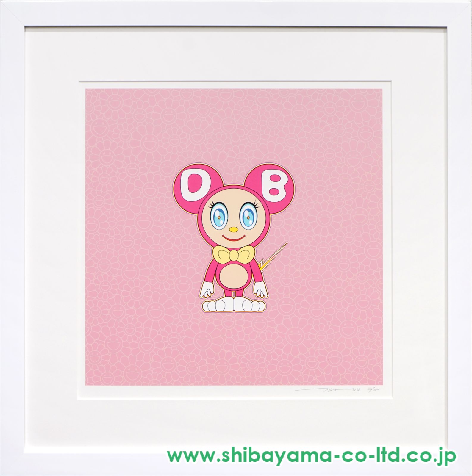 村上隆「DOB 2020 Light PINK」リトグラフ :: 絵画買取・販売