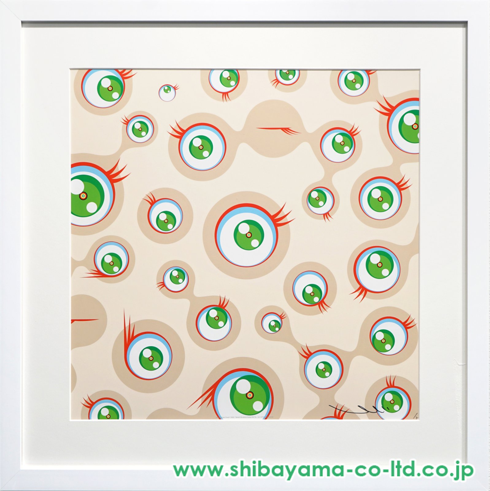 村上隆「Jellyfish eyes Cream（めめめのくらげ クリーム