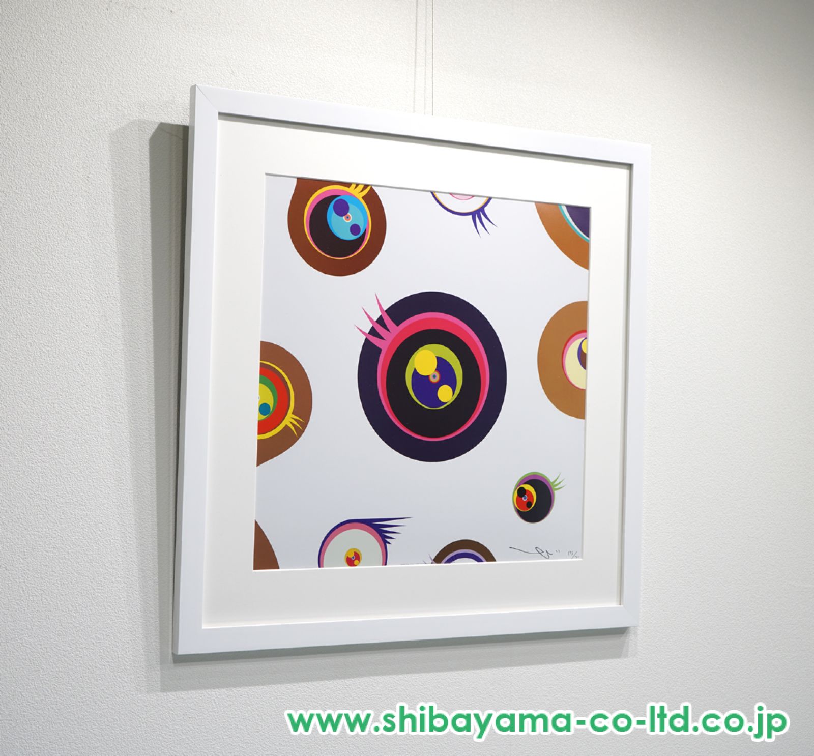 村上隆「めめめくらげ 白1」オフセット・リトグラフ :: 絵画買取