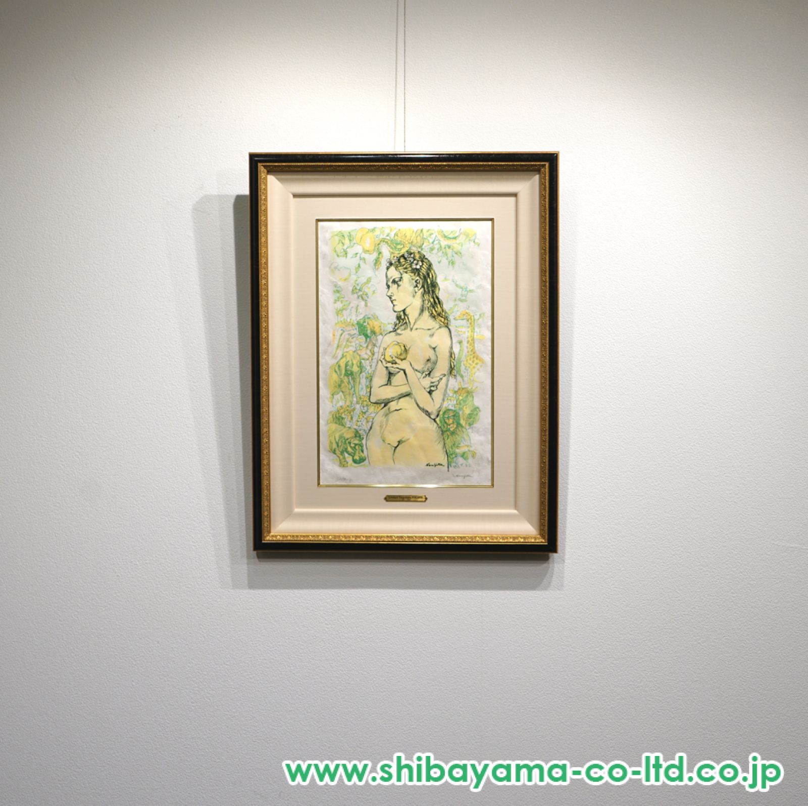 藤田嗣治「イブ」リトグラフ :: 絵画買取・販売 - シバヤマ