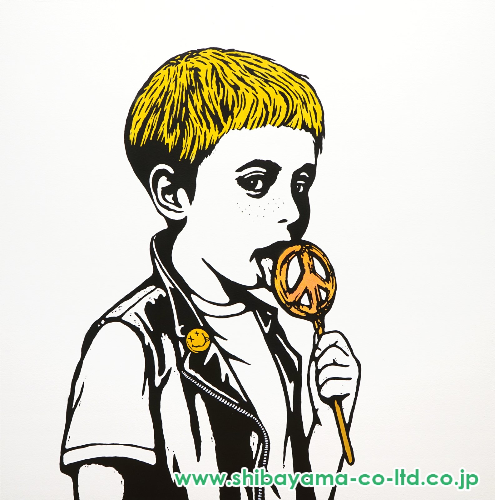 HYKRX（ヒャクラク）「Sweet」ステンシル :: 絵画買取・販売