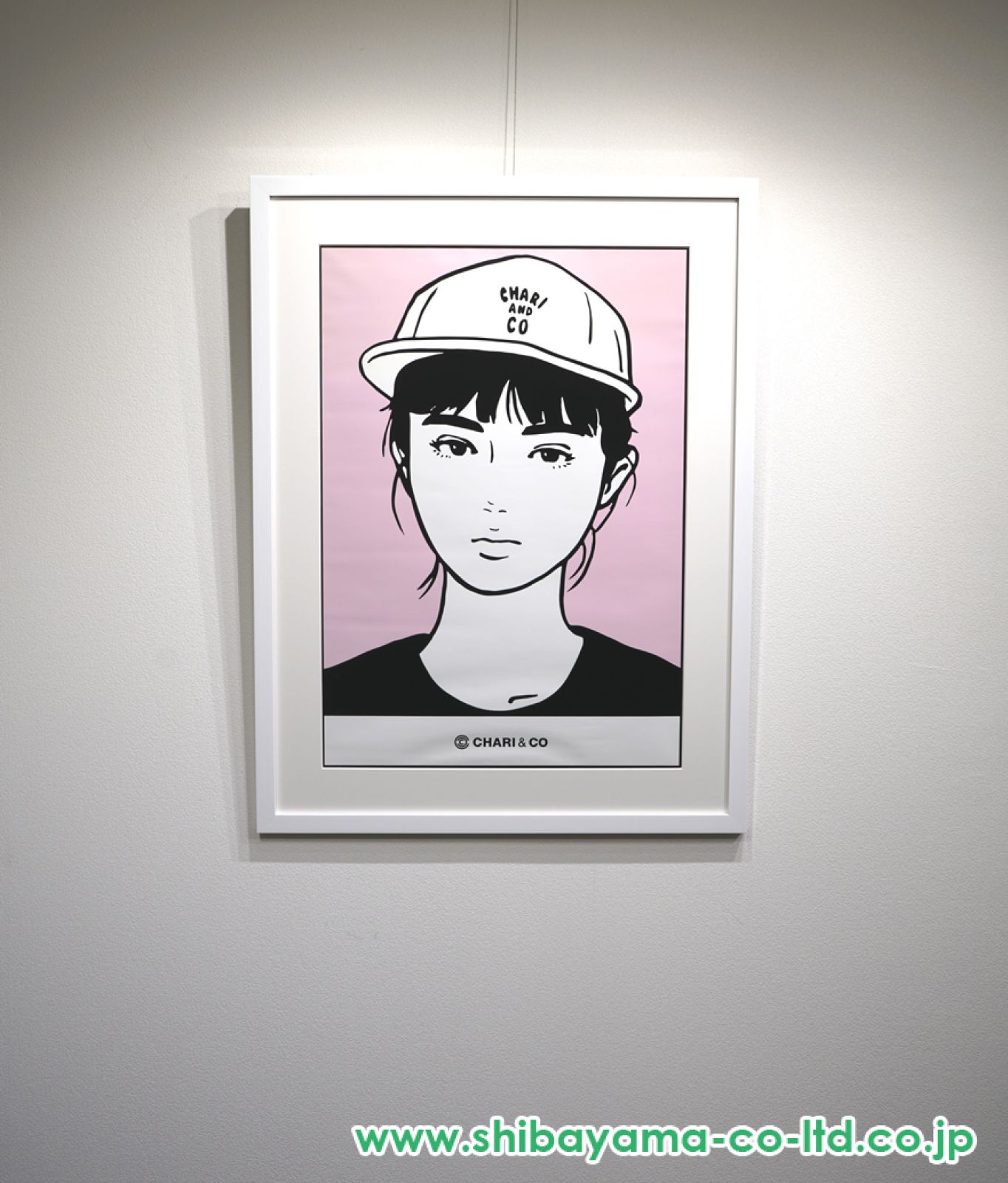 KYNE「Untitled (背景赤)」ポスター :: 絵画買取・販売 - シバヤマ