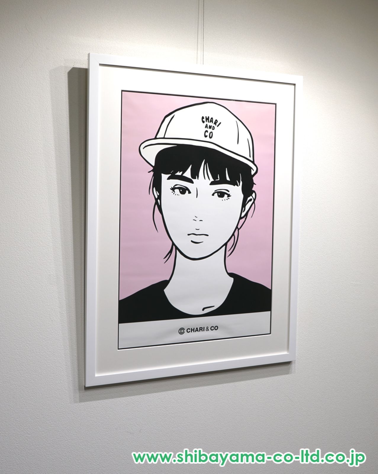 KYNE「Untitled (背景赤)」ポスター :: 絵画買取・販売 - シバヤマ