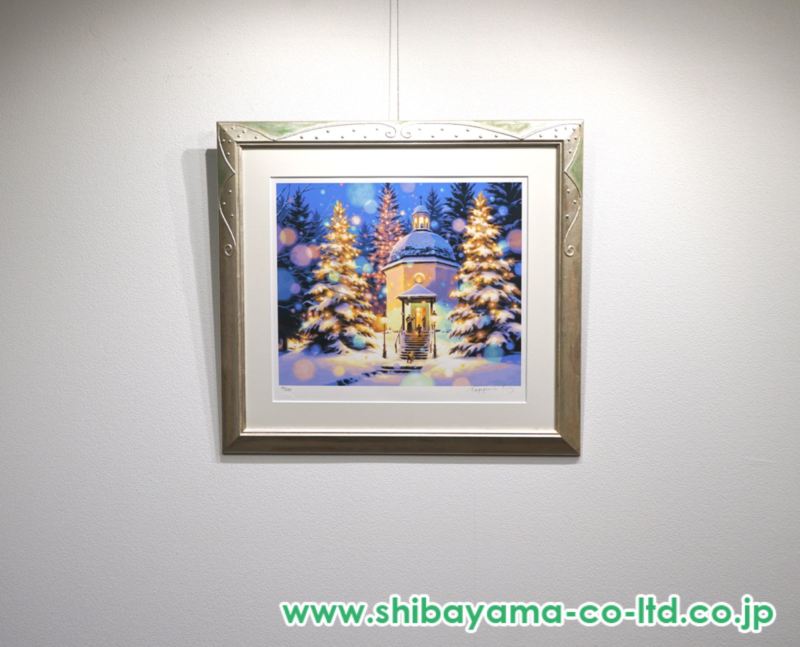 笹倉鉄平「きよしこの夜」シルクスクリーン :: 絵画買取・販売
