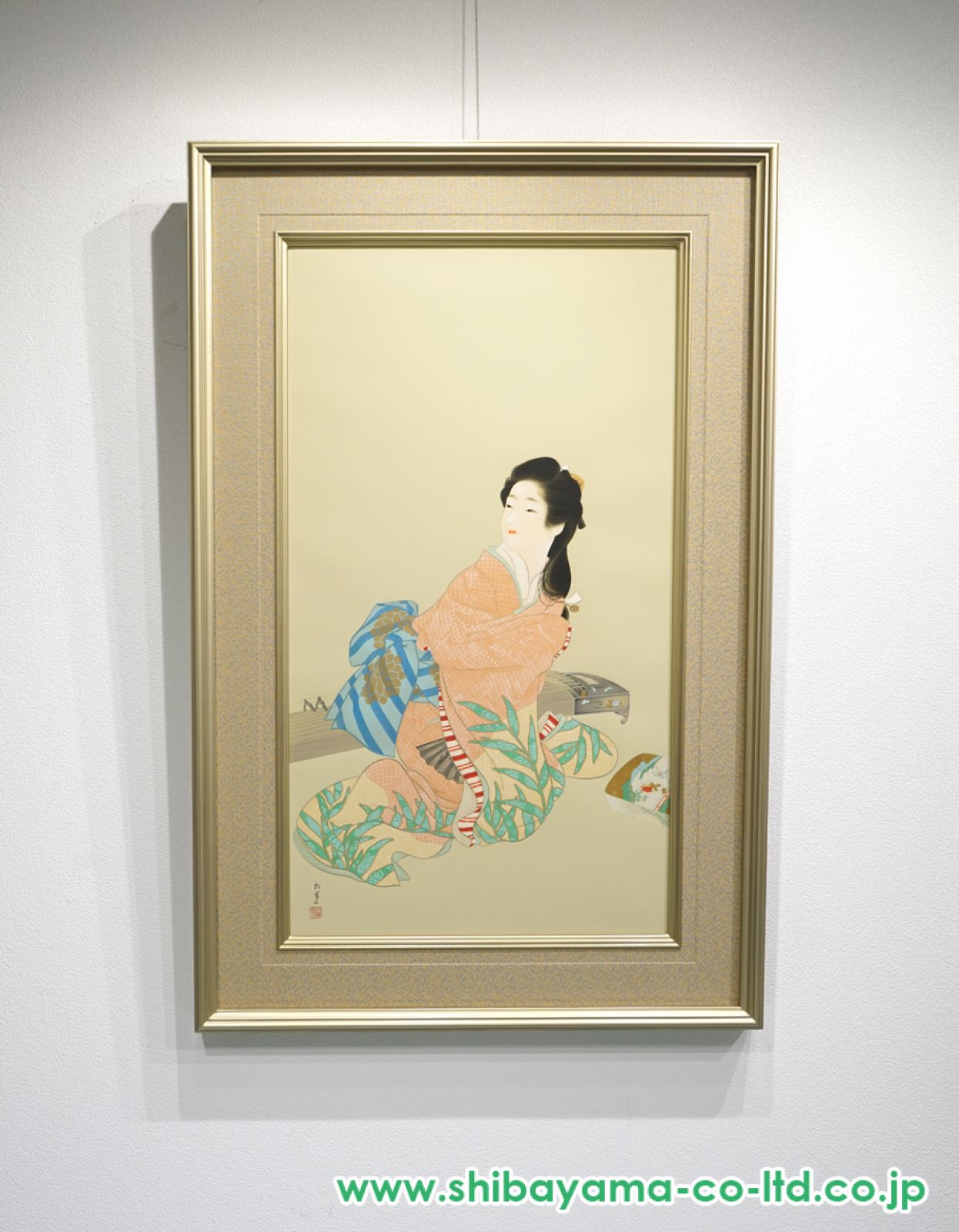 上村松園 「娘深雪」 ミクストメディア 絵画 上村松園 『娘深雪』 ミクストメディア - 北海道画廊