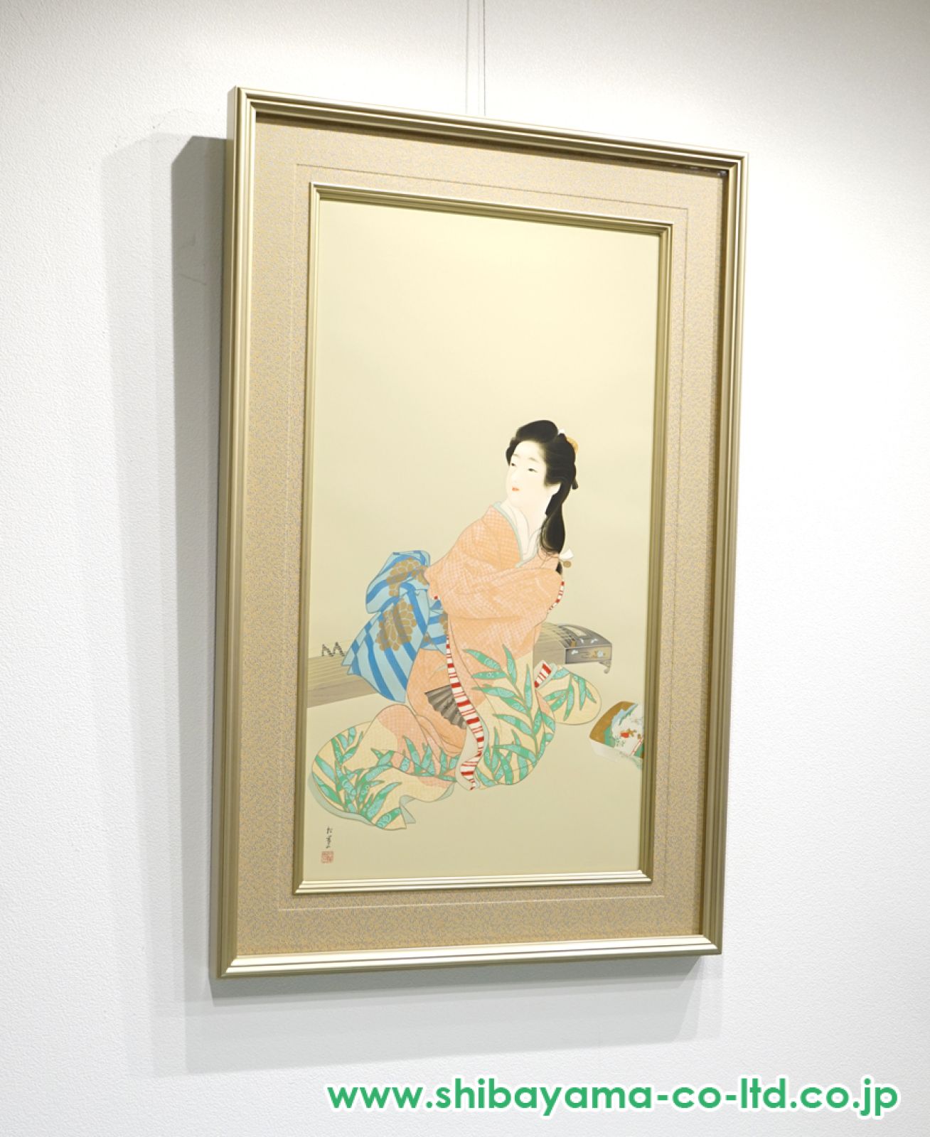 上村松園「娘深雪」シルクスクリーン :: 絵画買取・販売 - シバヤマ