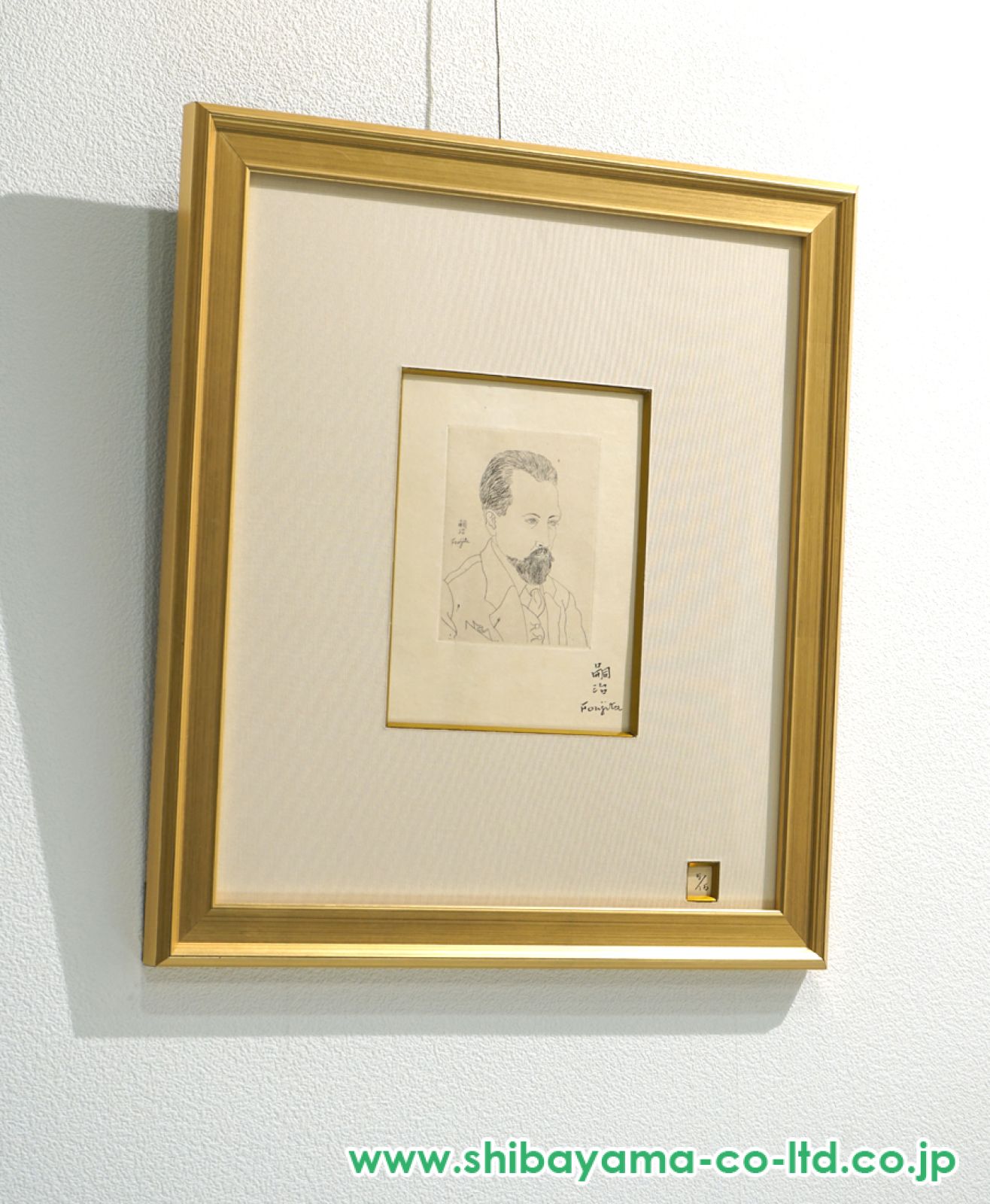 藤田嗣治　本人サイン入り銅版画　大日本帝国に限定15部のみ　貴重の一部になります 藤田嗣治 本人サイン入り銅版画 大日本帝国に限定15部のみ 貴重
