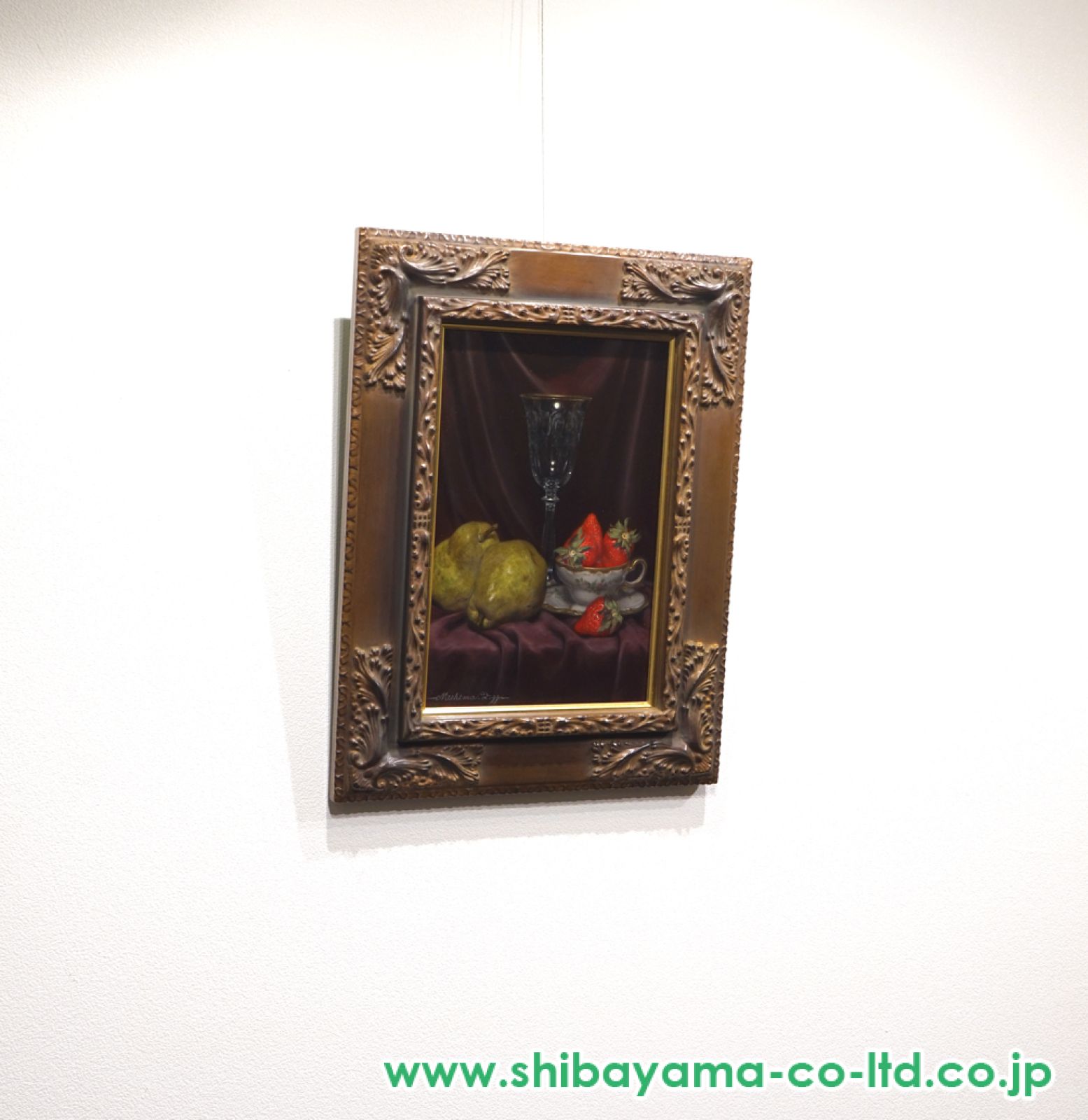 三嶋哲也「果実とバニティー」油彩画 三嶋哲也「果実とバニティー」油彩画 - メルカリ