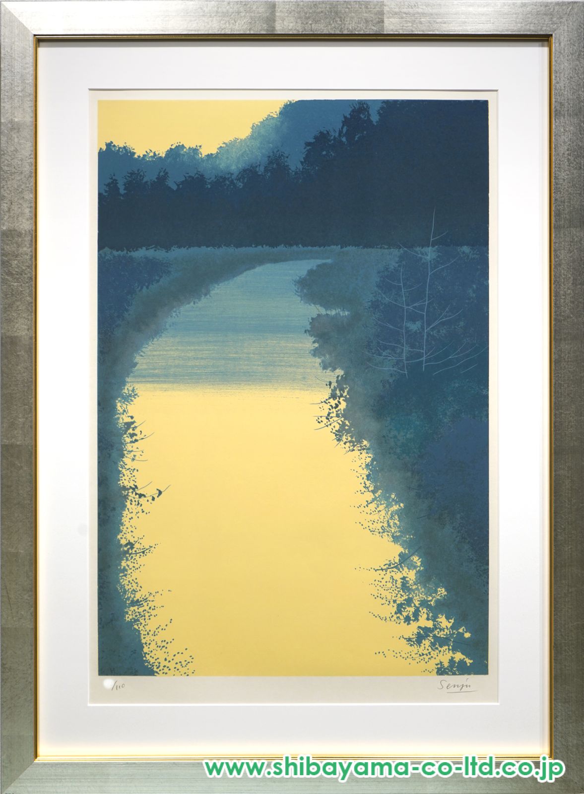 【新品】千住博 『海の幸、山の幸』複製画　 ポスター壁掛け　額付き 新品】千住博 『月下法輪寺』複製画 ポスター壁掛け 額付 - メルカリ