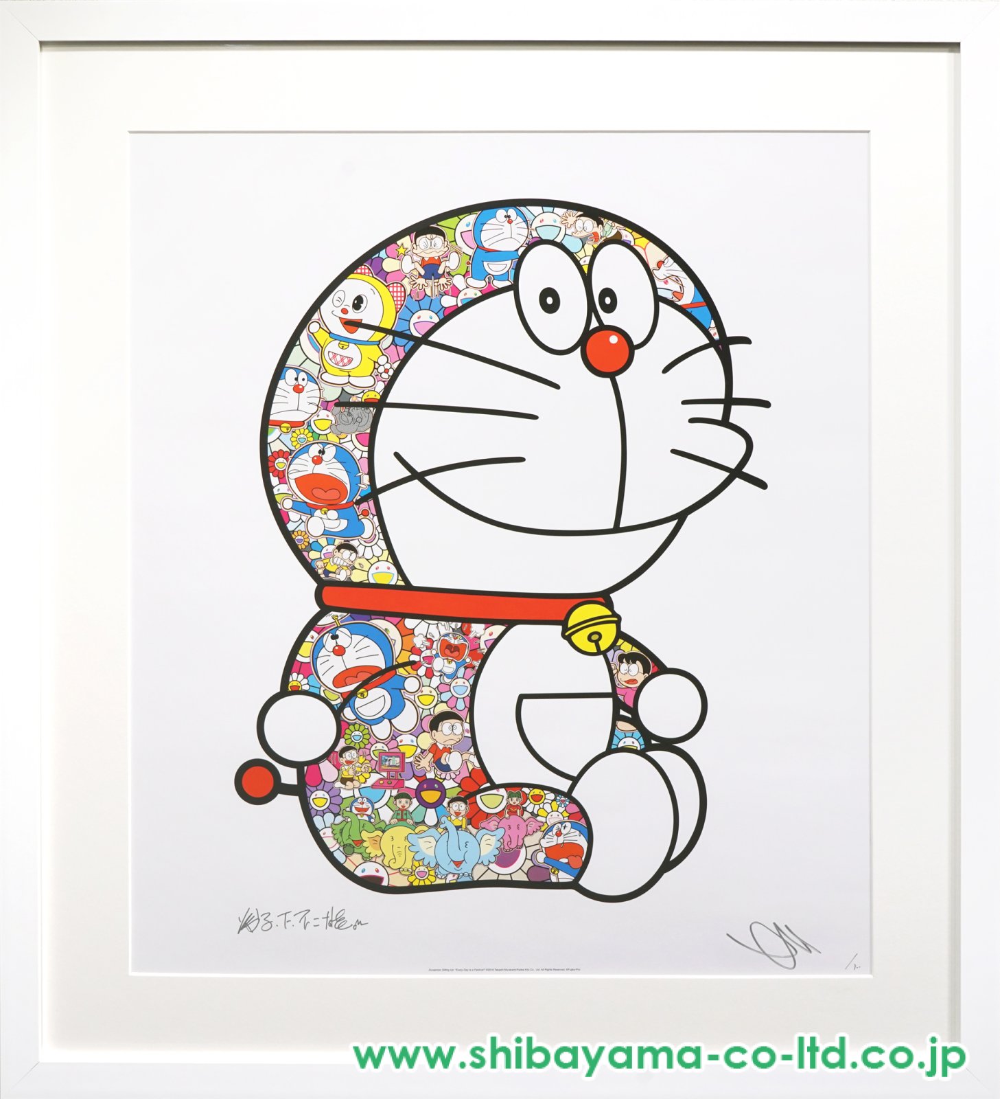 村上隆「おすわりドラえもん「毎日がお祭りだ!」」オフセット