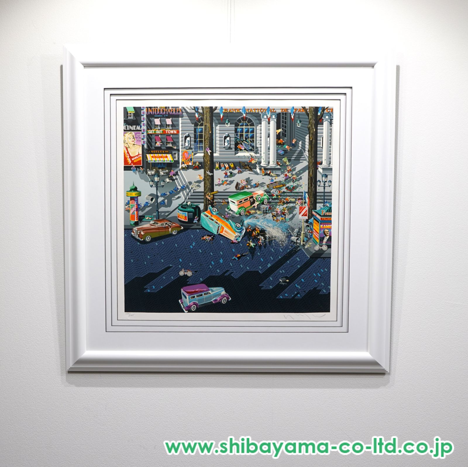 ★版画★ヒロ・ヤマガタ　シルクスクリーン　泥棒2★S44 Yahoo!オークション - 希少 ヒロ・ヤマガタ 泥棒（ROBBERS