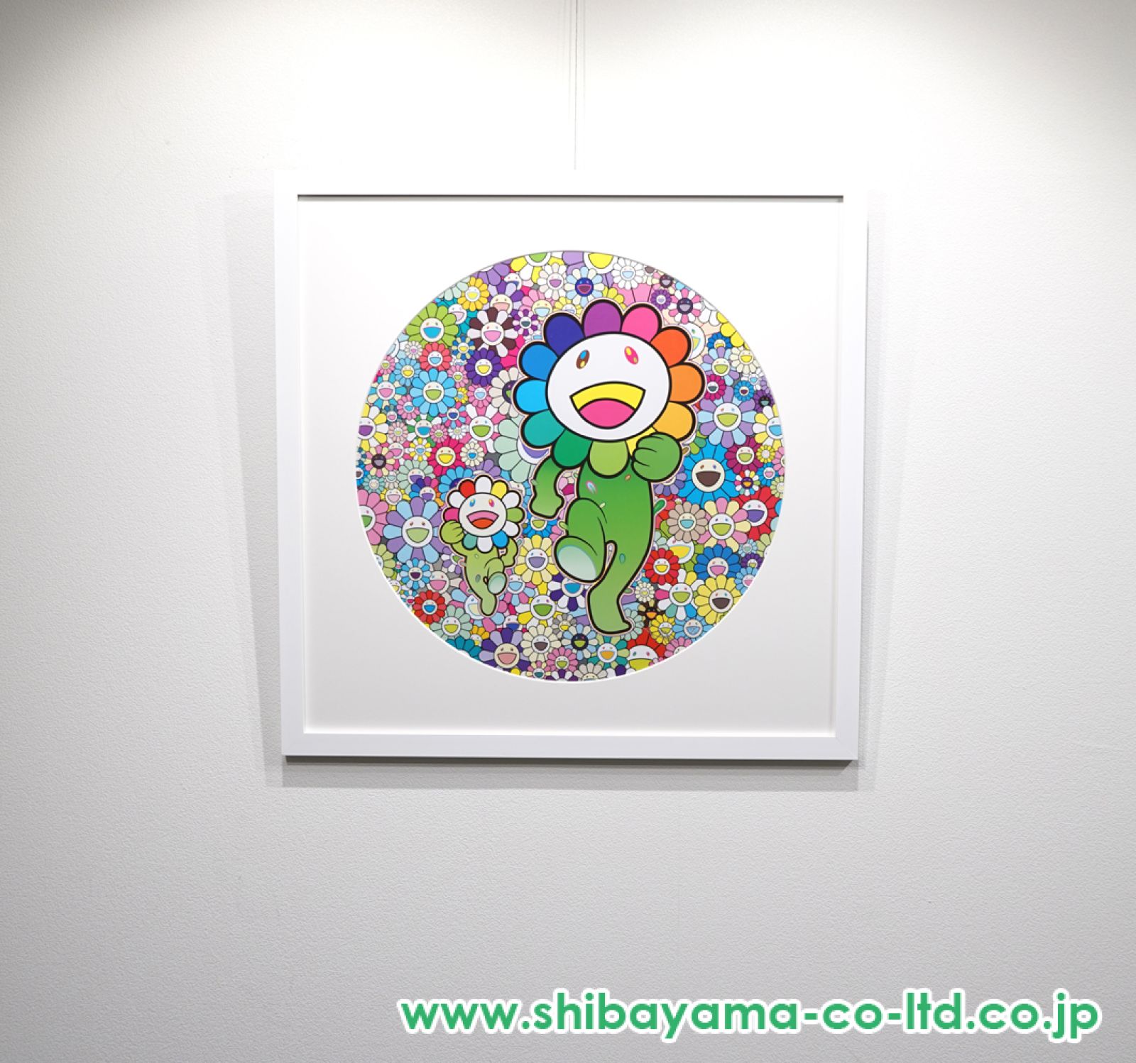 村上隆 お花畑でラッタッタ! 村上隆「お花畑でラッタッタ!」オフセットプリント :: 絵画買取
