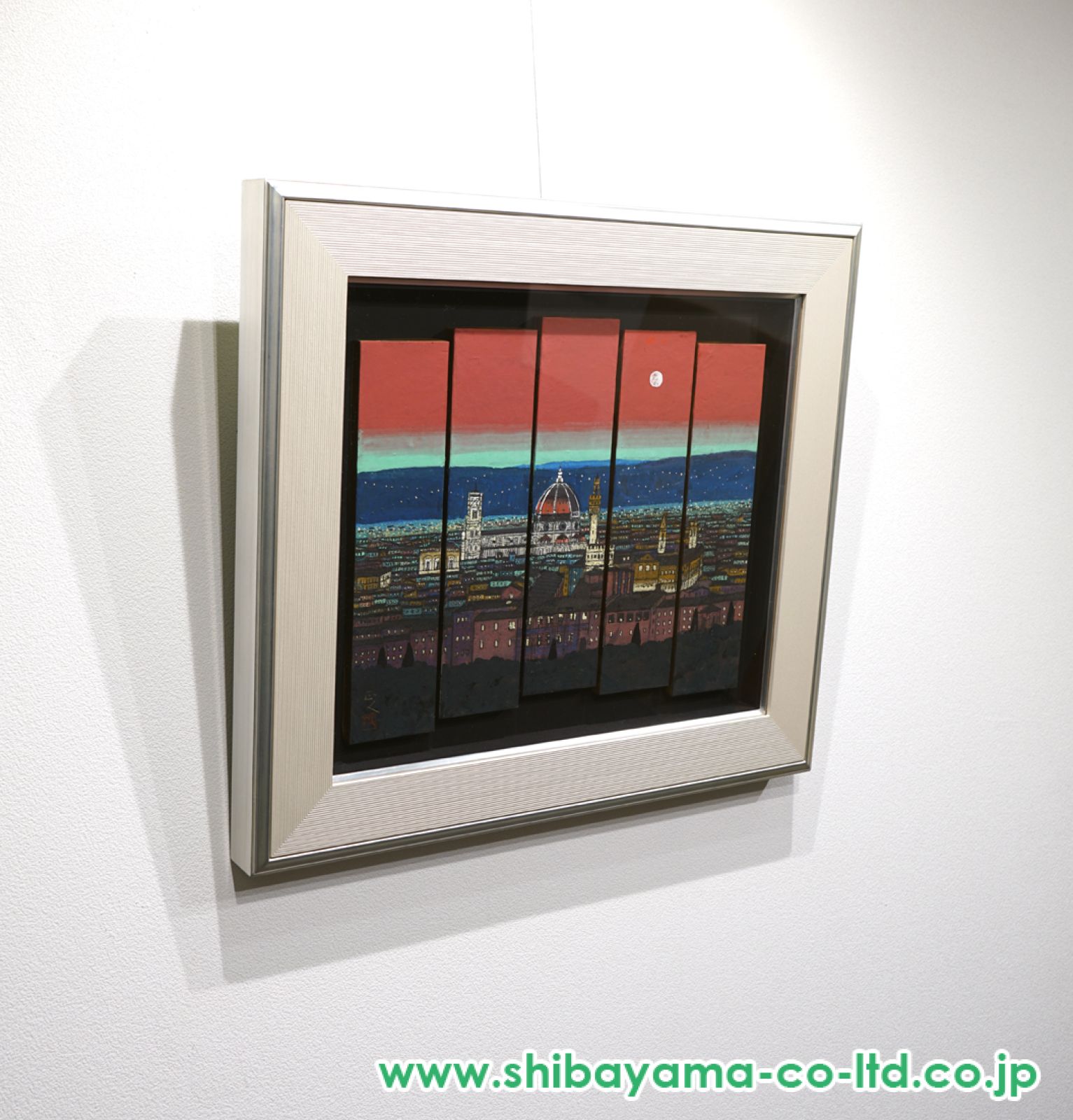 柳沢正人「聖なる街フィレンツェ」日本画 8号 :: 絵画買取・販売