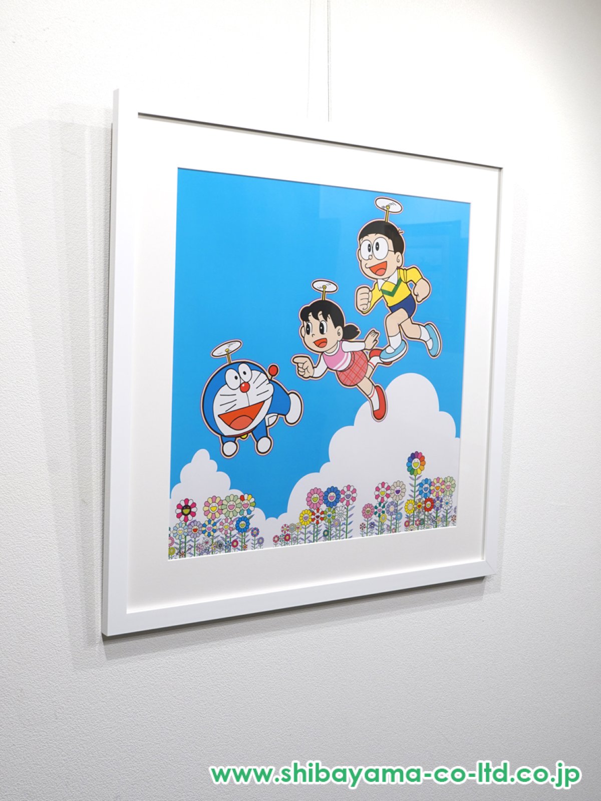 村上隆 どこまでも行けるような!そんな青空! ドラえもん 版画 村上隆「どこまでも行けるような!そんな青空!」オフセット