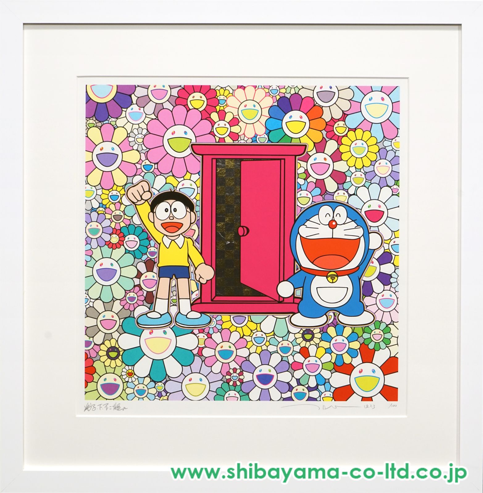 新品未開封　記憶の中のドラえもん　村上隆　シルクスクリーン　ED100 定価以下 新品未開封 記憶の中のドラえもん 村上隆 シルク
