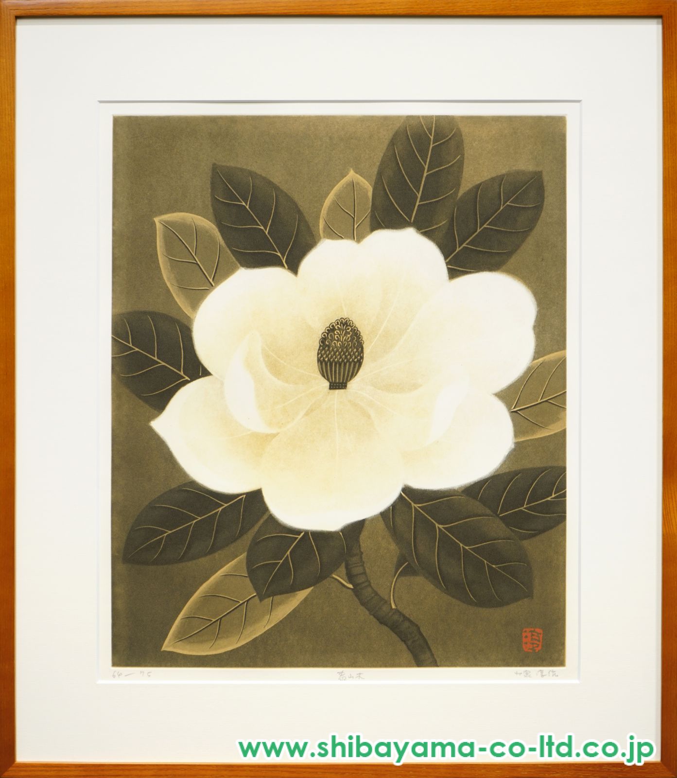 小泉淳作「泰山木（D）」エッチング :: 絵画買取・販売 - シバヤマ