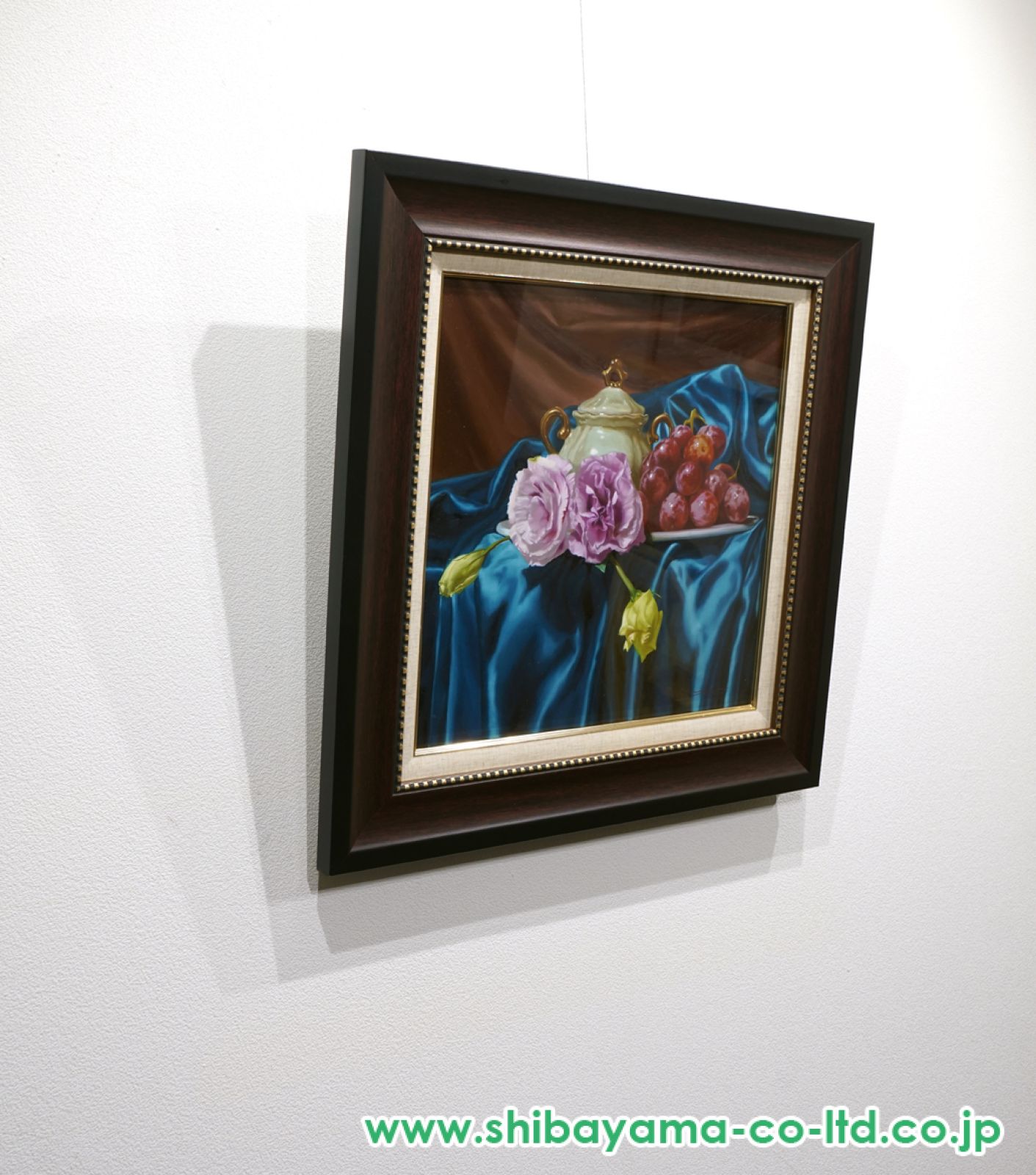 【絵画油絵】題名：サーター（砂糖作り・沖縄　琉球村）山岸　作 絵画油絵】題名：サーター（砂糖作り・沖縄 琉球村）山岸 作