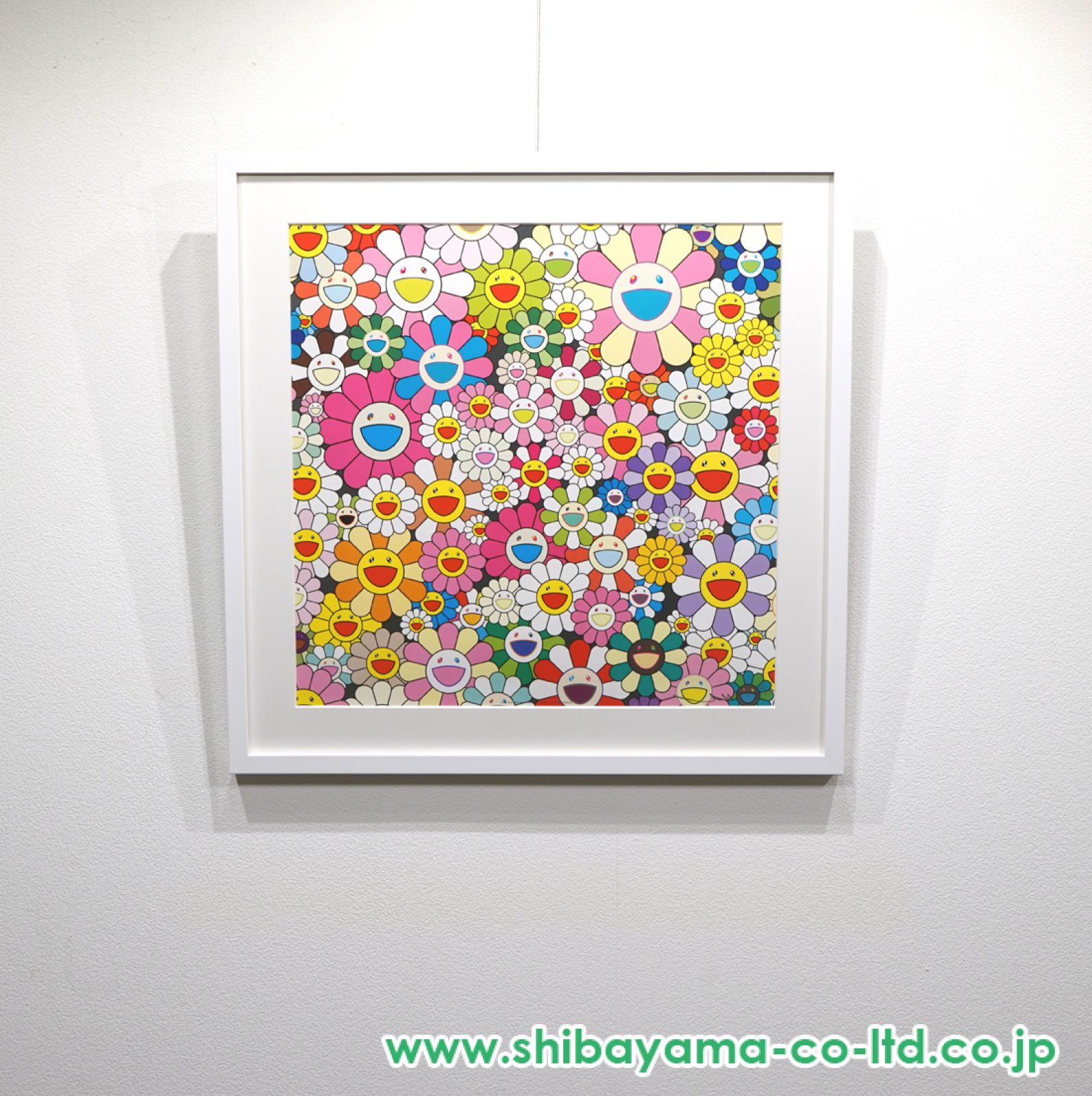 村上隆「お花の笑顔」オフセット・リトグラフ :: 絵画買取・販売