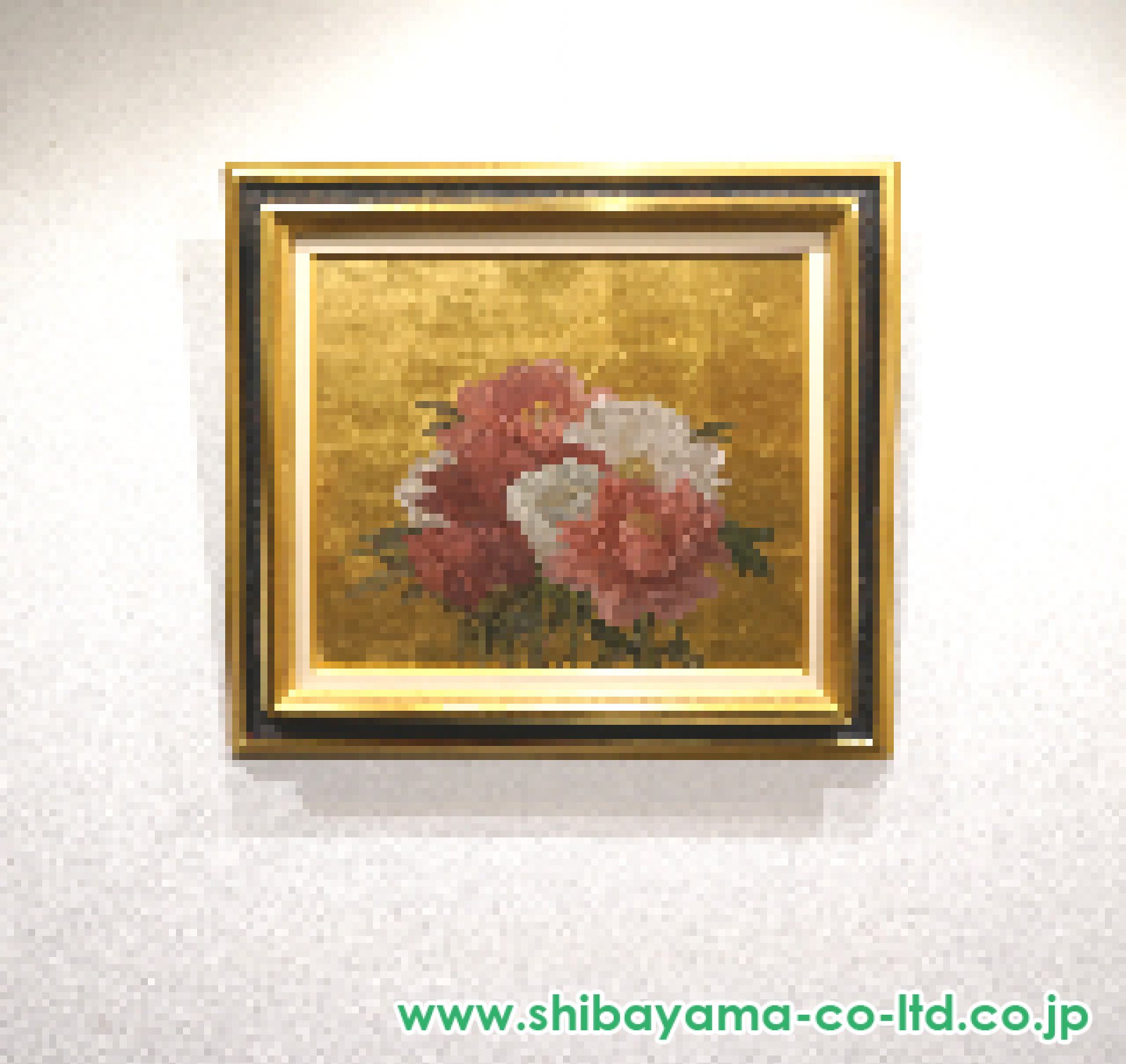 野田弘志「牡丹」油彩 10号 :: 絵画買取・販売 - シバヤマ