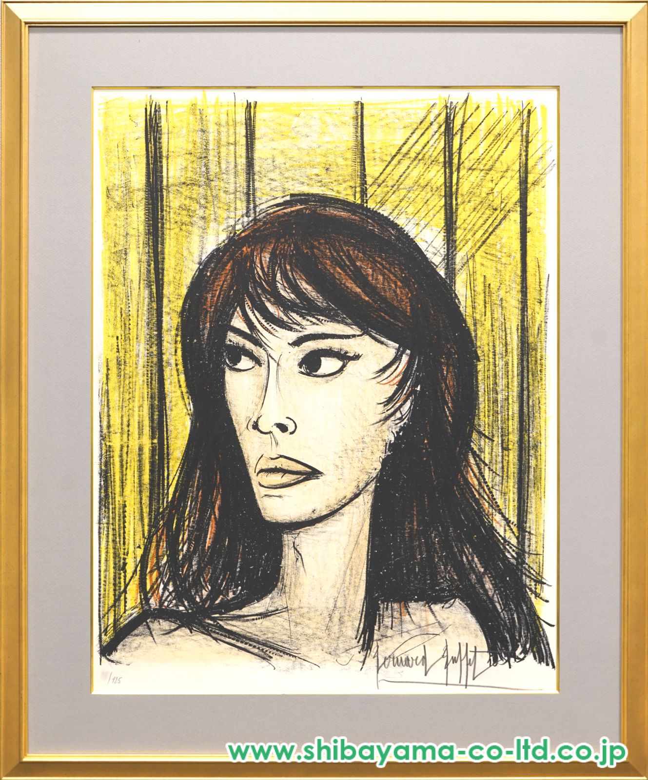 ベルナール・ビュッフェ「リタ」リトグラフ :: 絵画買取・販売