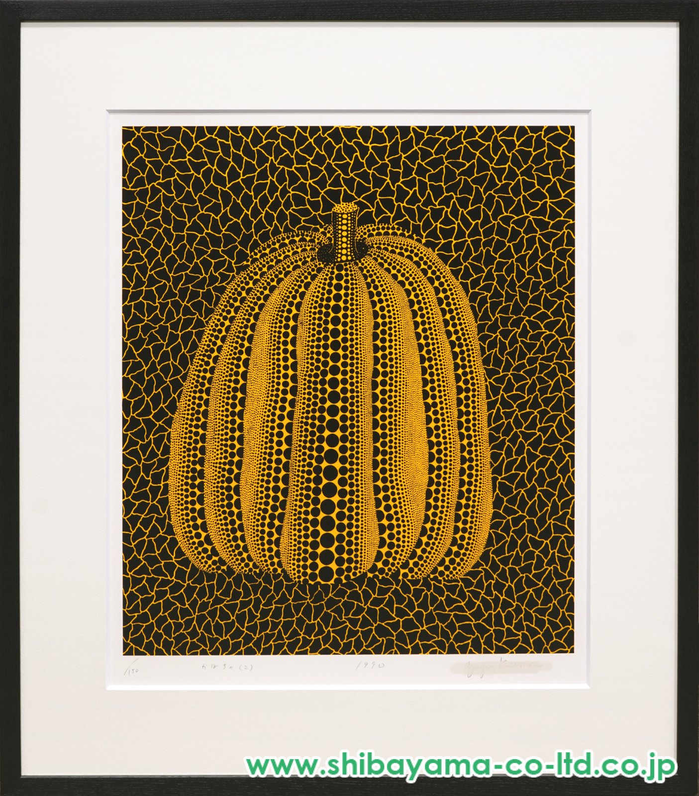 草間彌生 かぼちゃのアートフレーム 好評 草間彌生(Yayoi ART – M GALLERY (YT)」ART Kusama