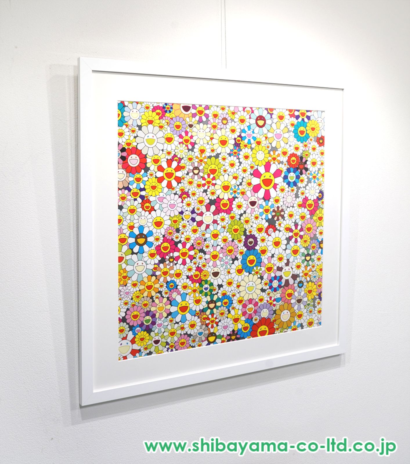 村上隆　オフセット　「お花の笑顔」 村上隆「お花の笑顔」オフセット・リトグラフ :: 絵画買取・販売