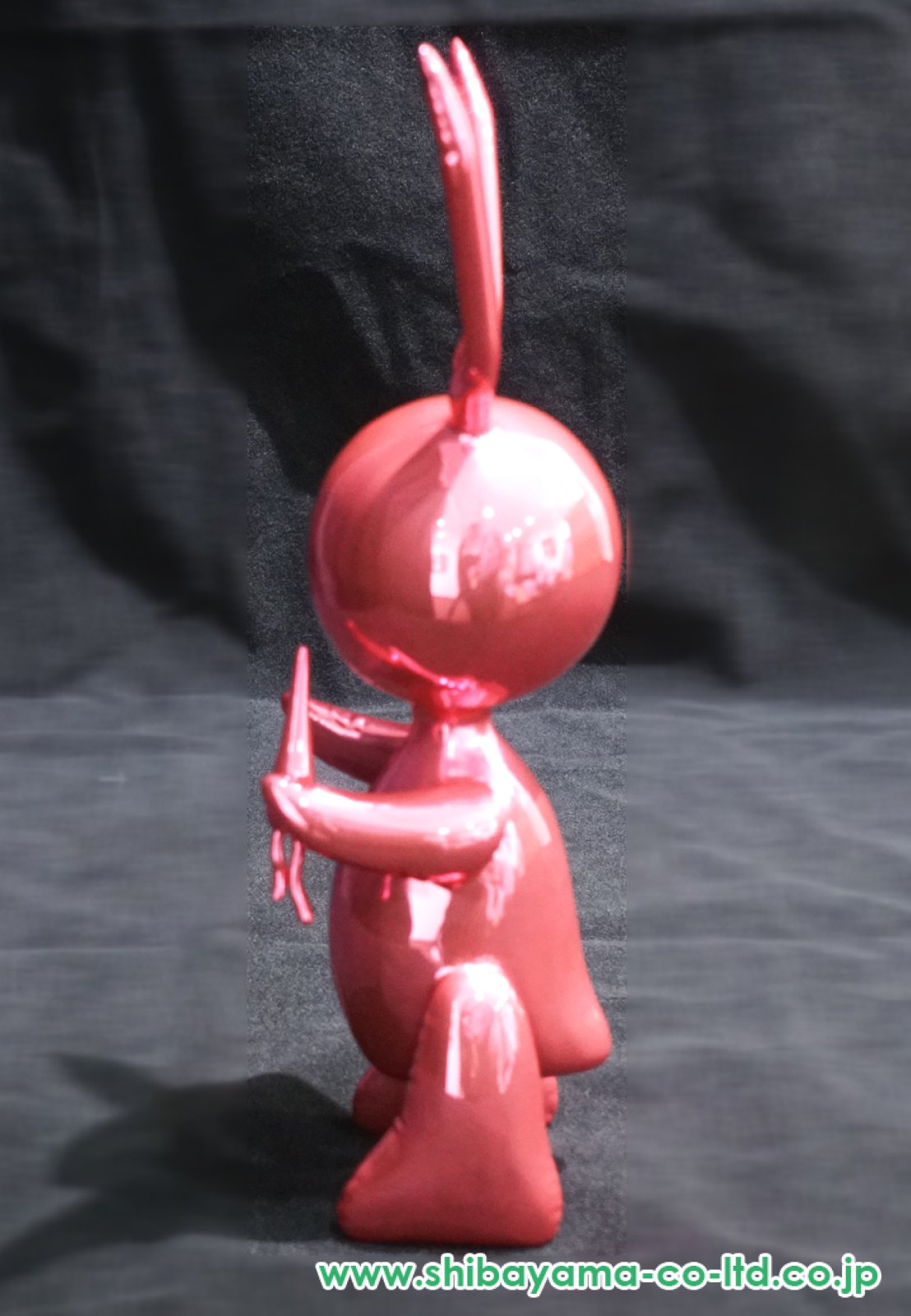 【真作】金属製 世界限定500 ジェフクーンズ アート オブジェ インテリア 兎 Red Rabbit | Jeff Koons （ジェフ・クーンズ） | 百貨店
