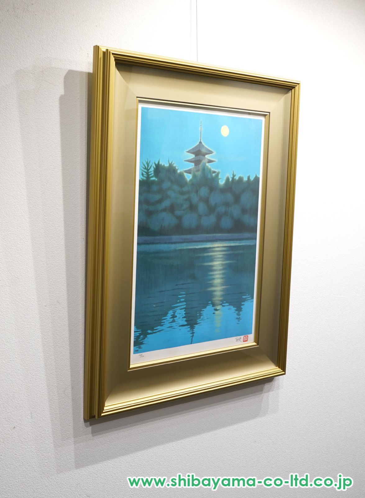 平山郁夫「興福寺の月」リトグラフ :: 絵画買取・販売 - シバヤマ