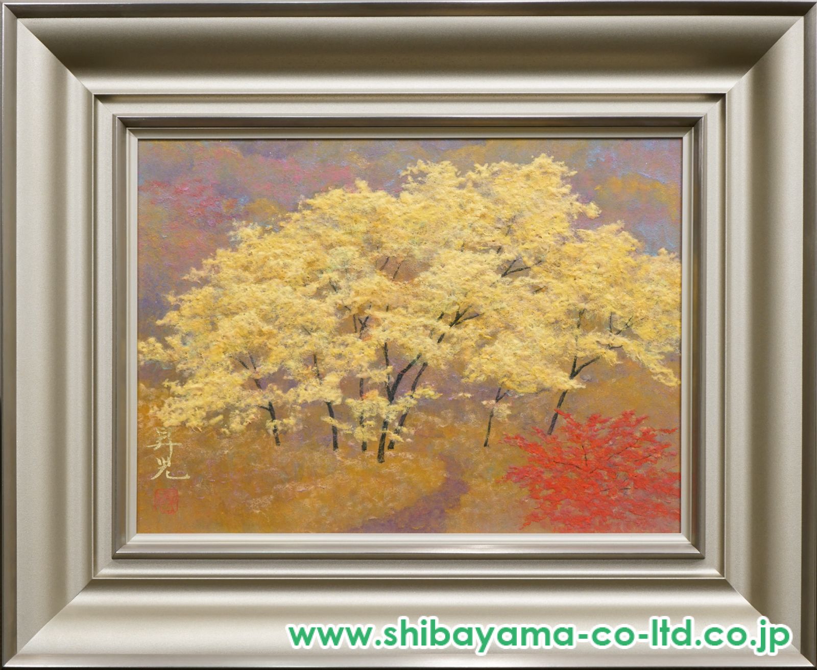 浜田葆光、水辺の鹿、豪華・希少・大判画集画、新品高級額、額装付、状態良好 濱田昇児「秋華」日本画 4号 :: 絵画買取・販売 - シバヤマ