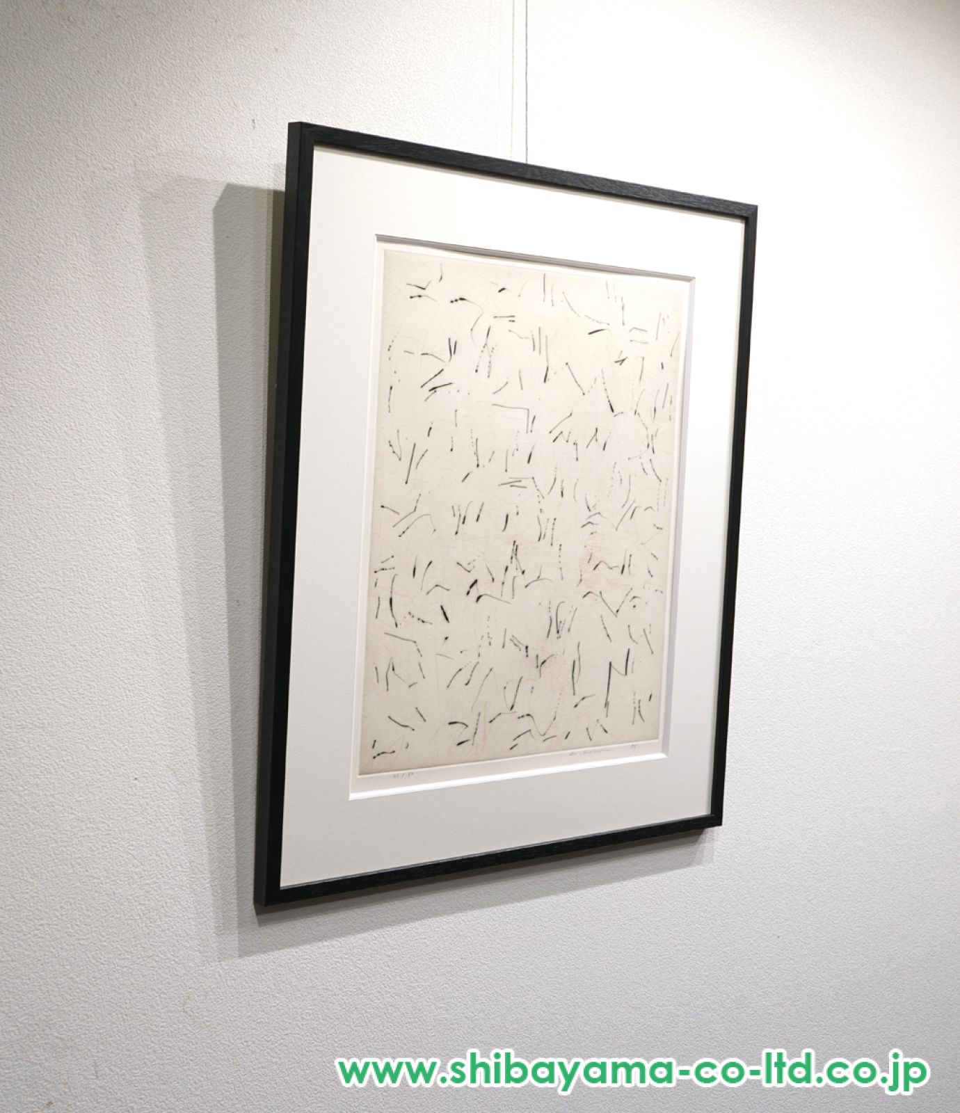 李禹煥「FROM WINDS 3」ドライポイント :: 絵画買取・販売