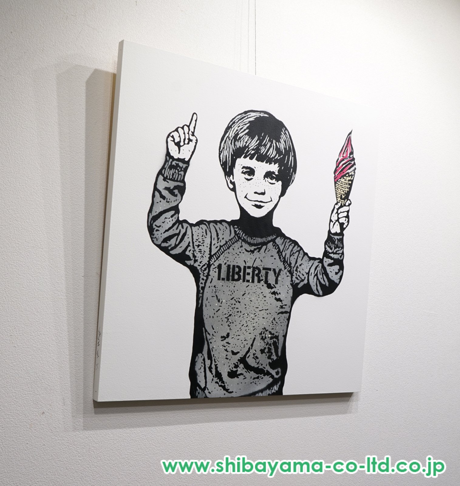 HYKRX（ヒャクラク）「liberty」ステンシル :: 絵画買取・販売