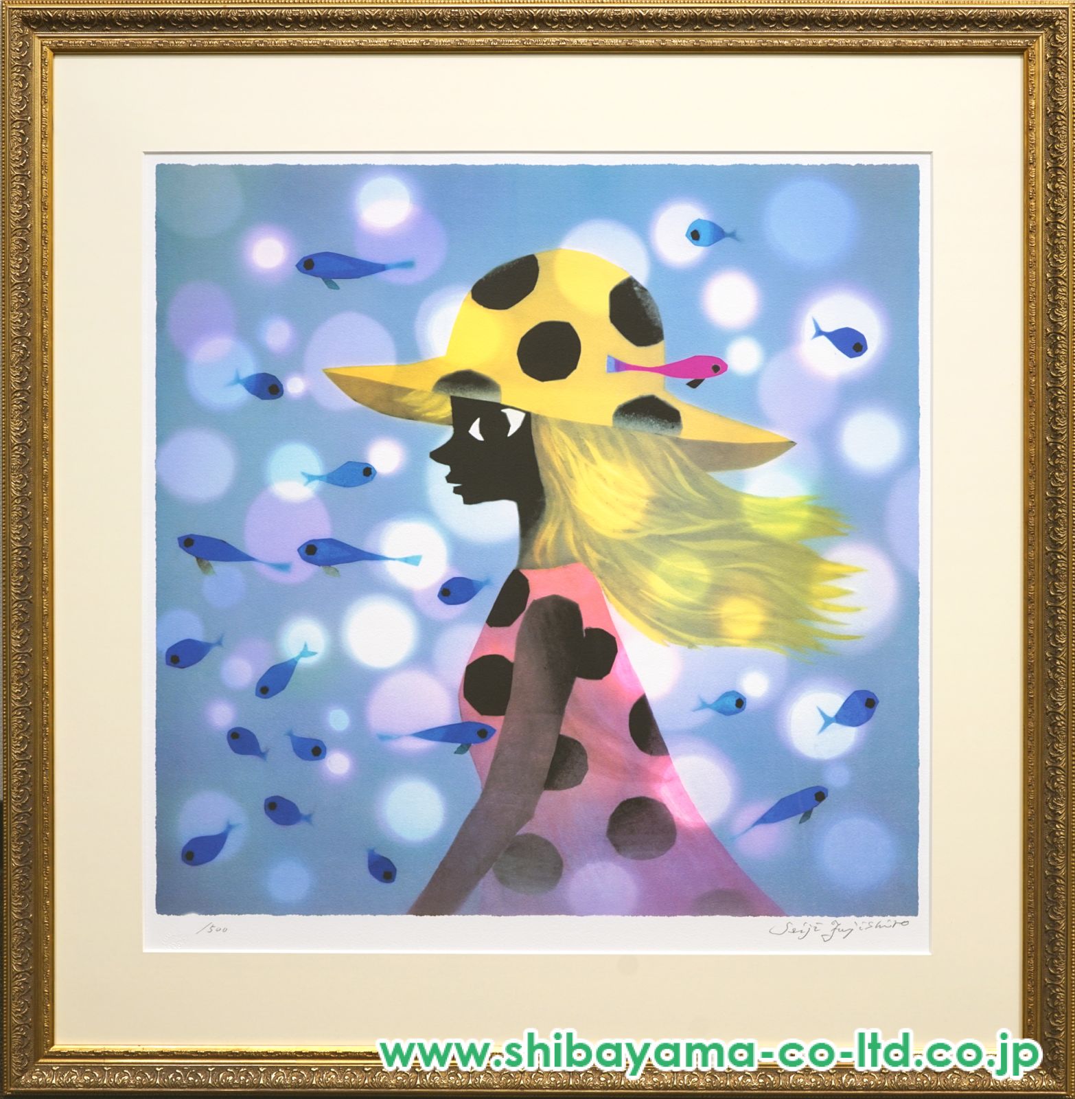 専用出品■藤城清治 版画作品 夕陽の中の愛の奇蹟■ジクレー 夏・魚しました 藤城清治：ジクレー版画 夕日の中の愛の奇蹟（受注生産商品