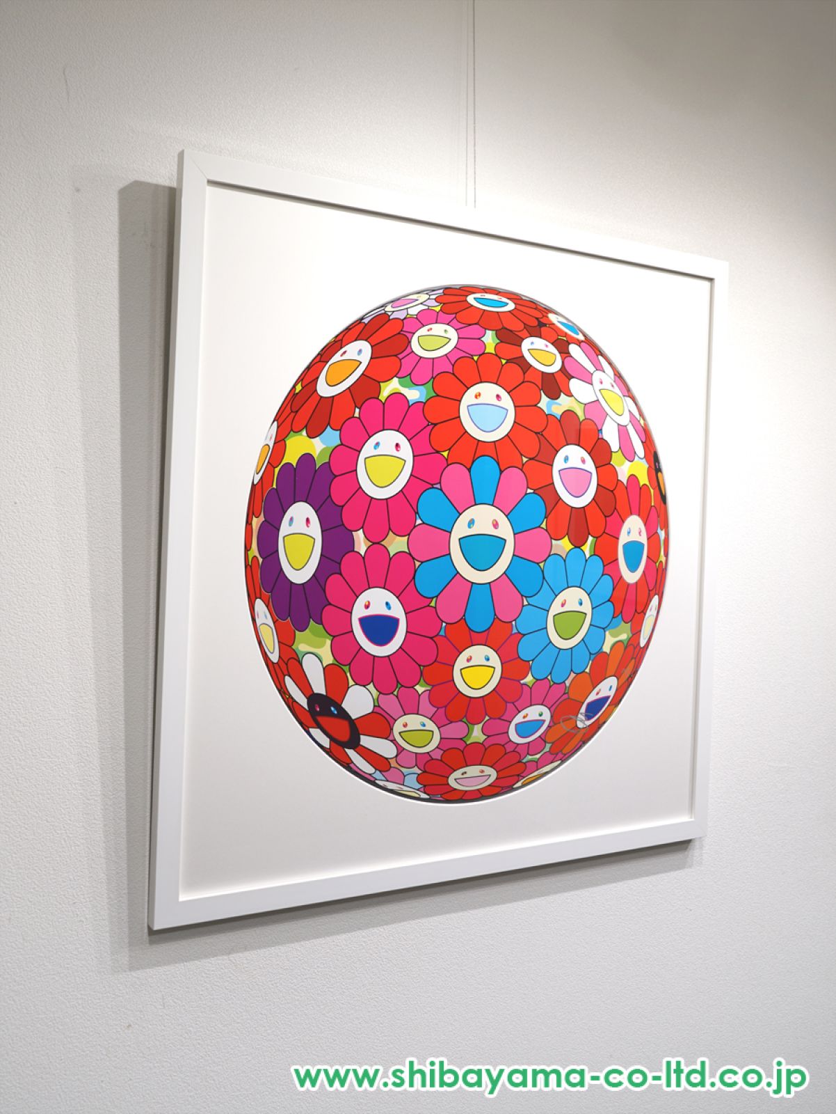 村上隆　版画作品　フラワーペイズリー 村上隆の「Murakami.Flowers」の新作版画の展示&予約即売会が