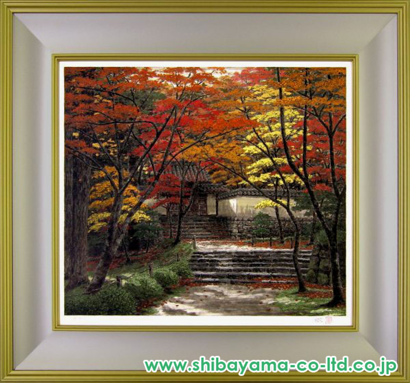澁澤卿「浄界盛麗」リトグラフ :: 絵画買取・販売 - シバヤマ