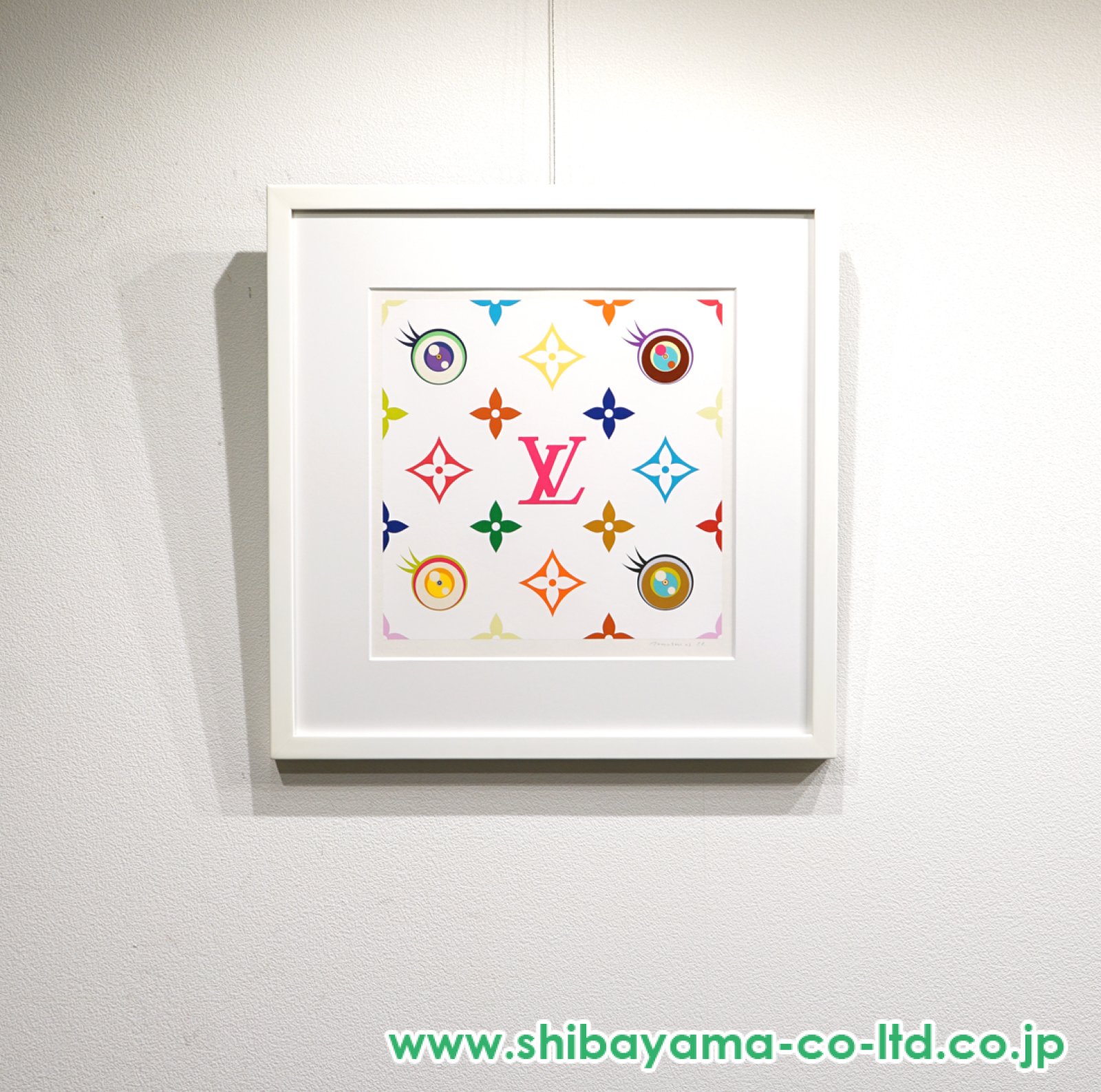 村上隆　Superflat Monogram green 版画 14337_xl.jpg