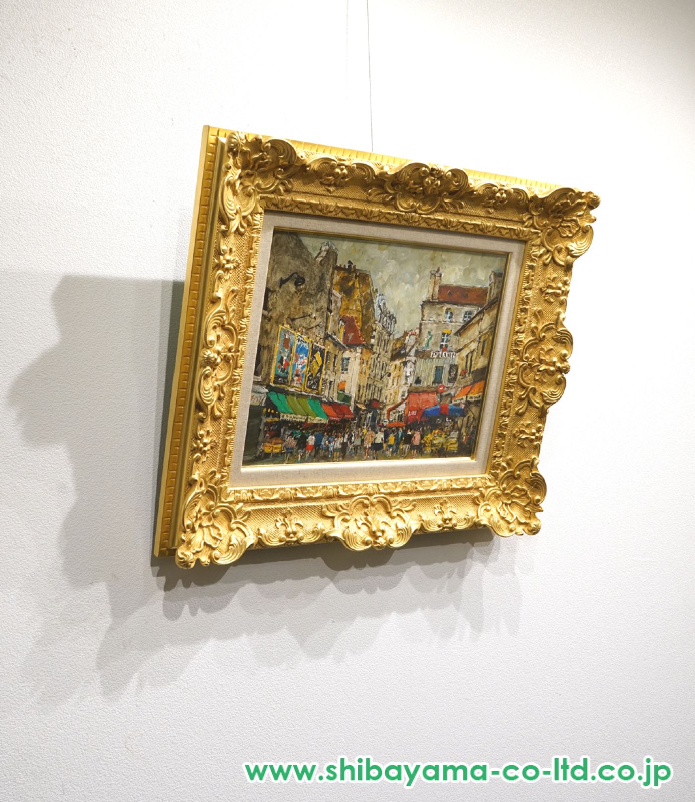 児玉幸雄「ムフタール通り」油彩 6号 :: 絵画買取・販売 - シバヤマ