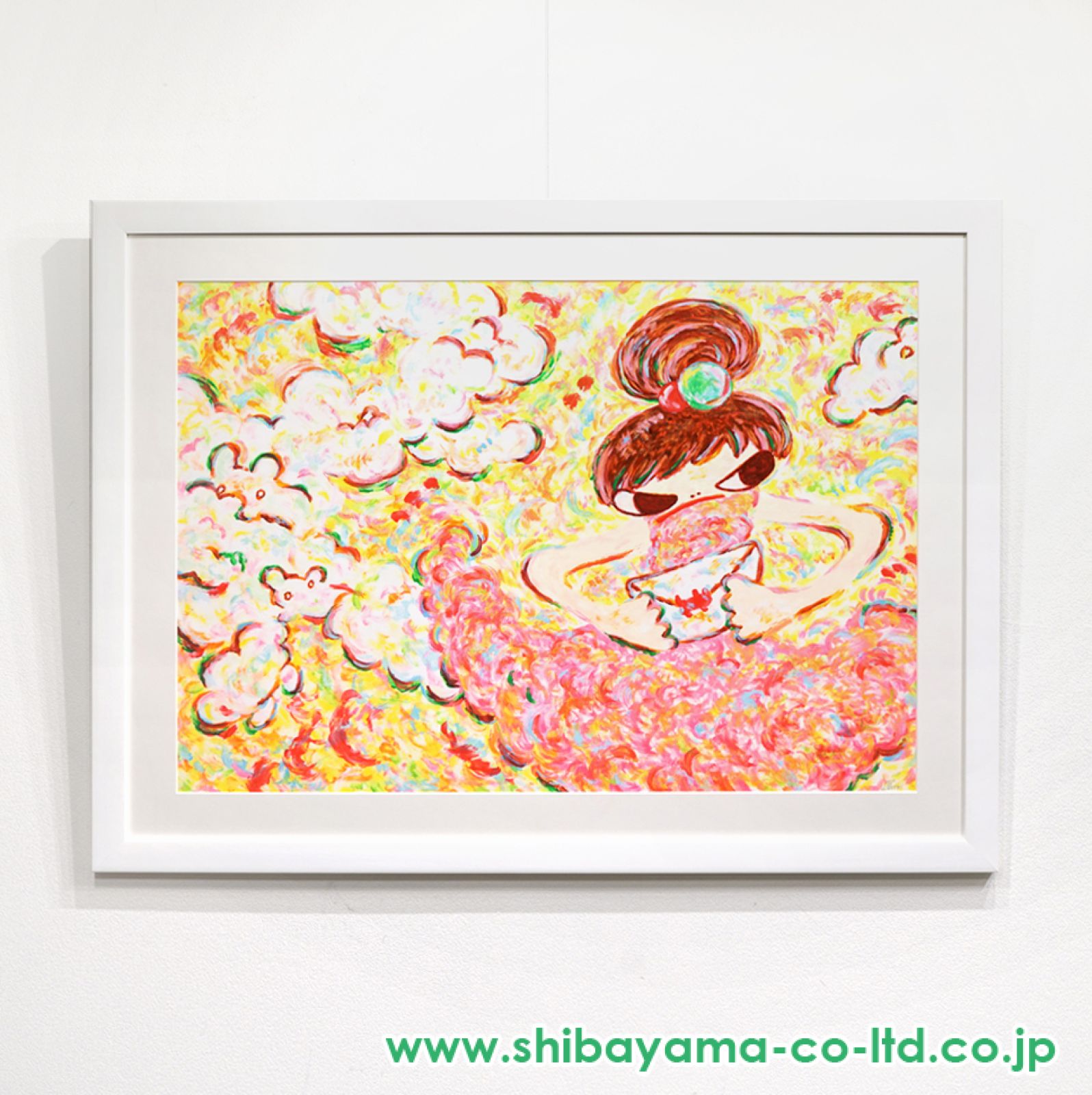 ロッカクアヤコ「Untitled - 2021」シルクスクリーン :: 絵画